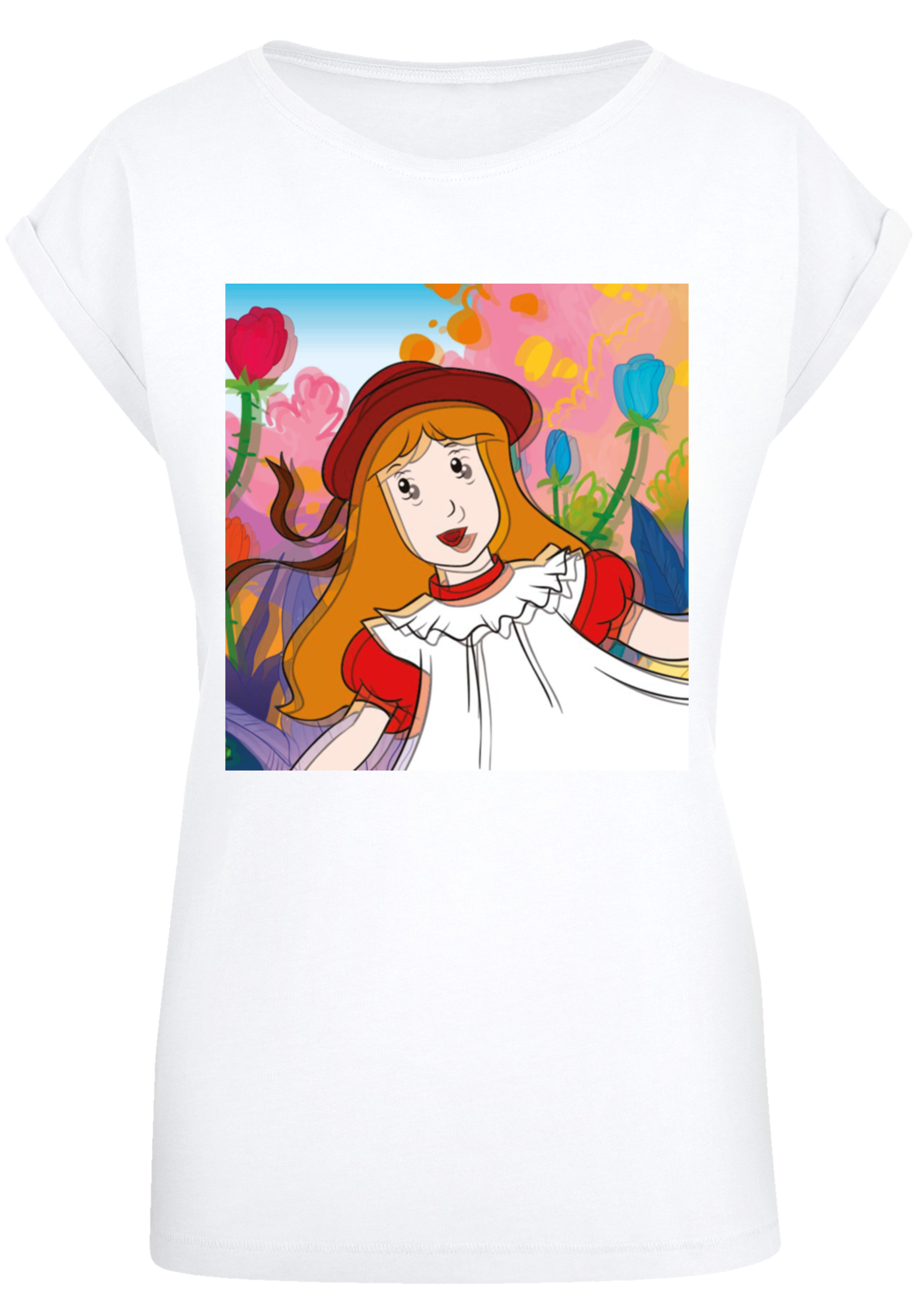 F4NT4STIC T-Shirt »Alice im Wunderland Double Alice«, Retro, Heroes of Childhood, TV Serie
