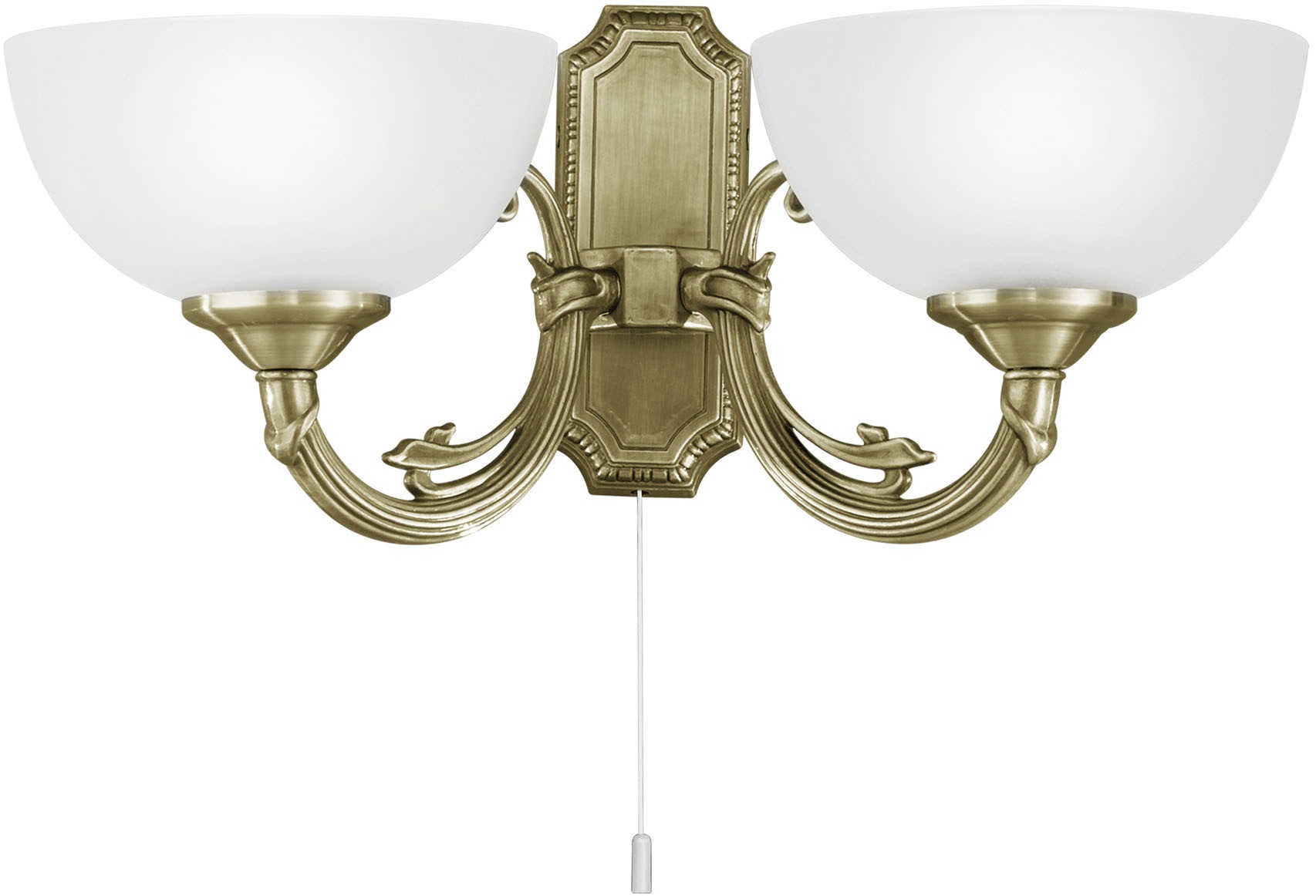EGLO Wandleuchte »SAVOY Wandlampe - Metallguss - E14 - 2X40W - IP20« E14 1 Stk. Wandstrahler, Wandspot, Wohnzimmer, Flur, Schlafzimmer, L41xH16xAL21cm
