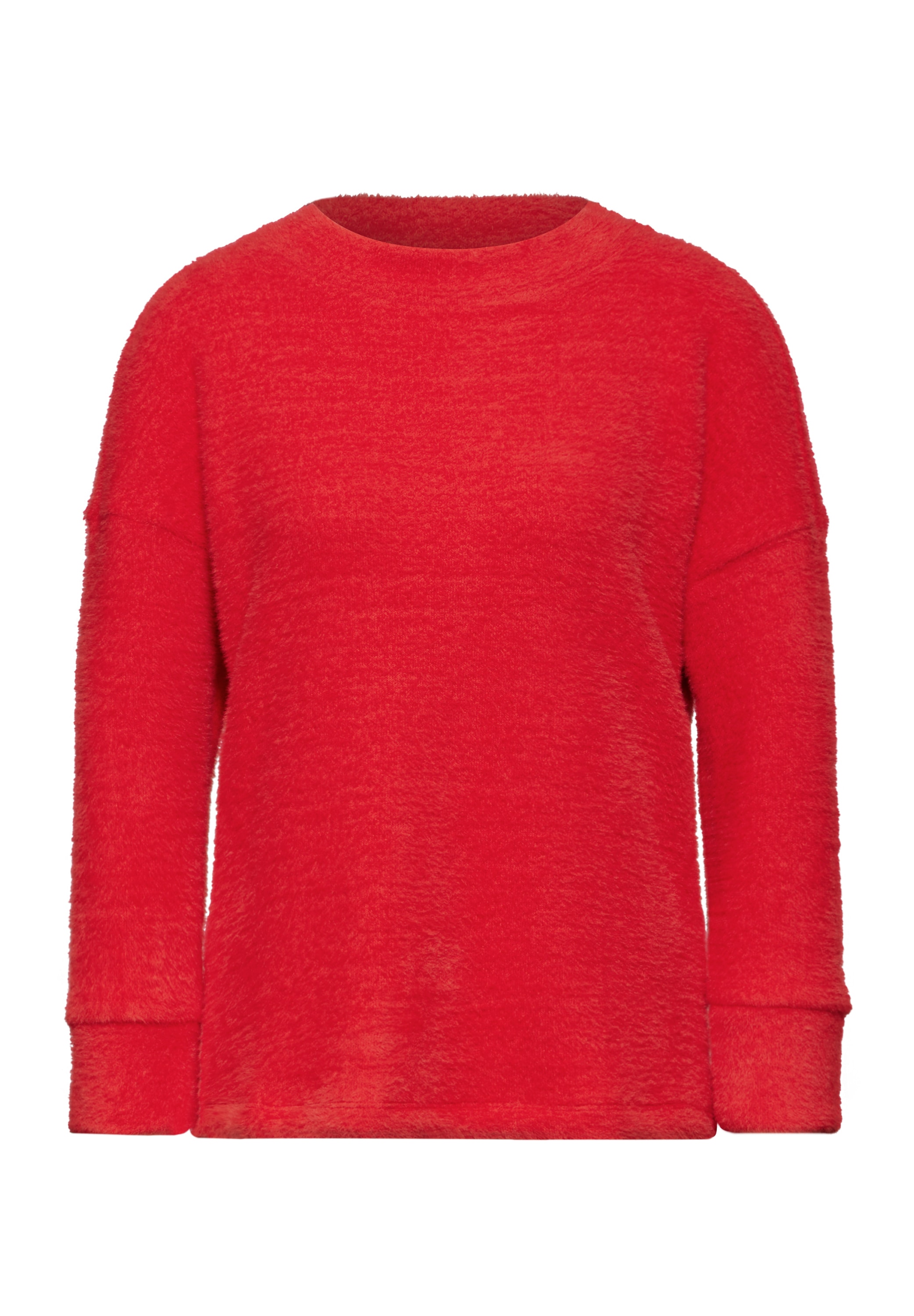 STREET ONE 3/4-Arm-Shirt, im angenehmen Materialmix