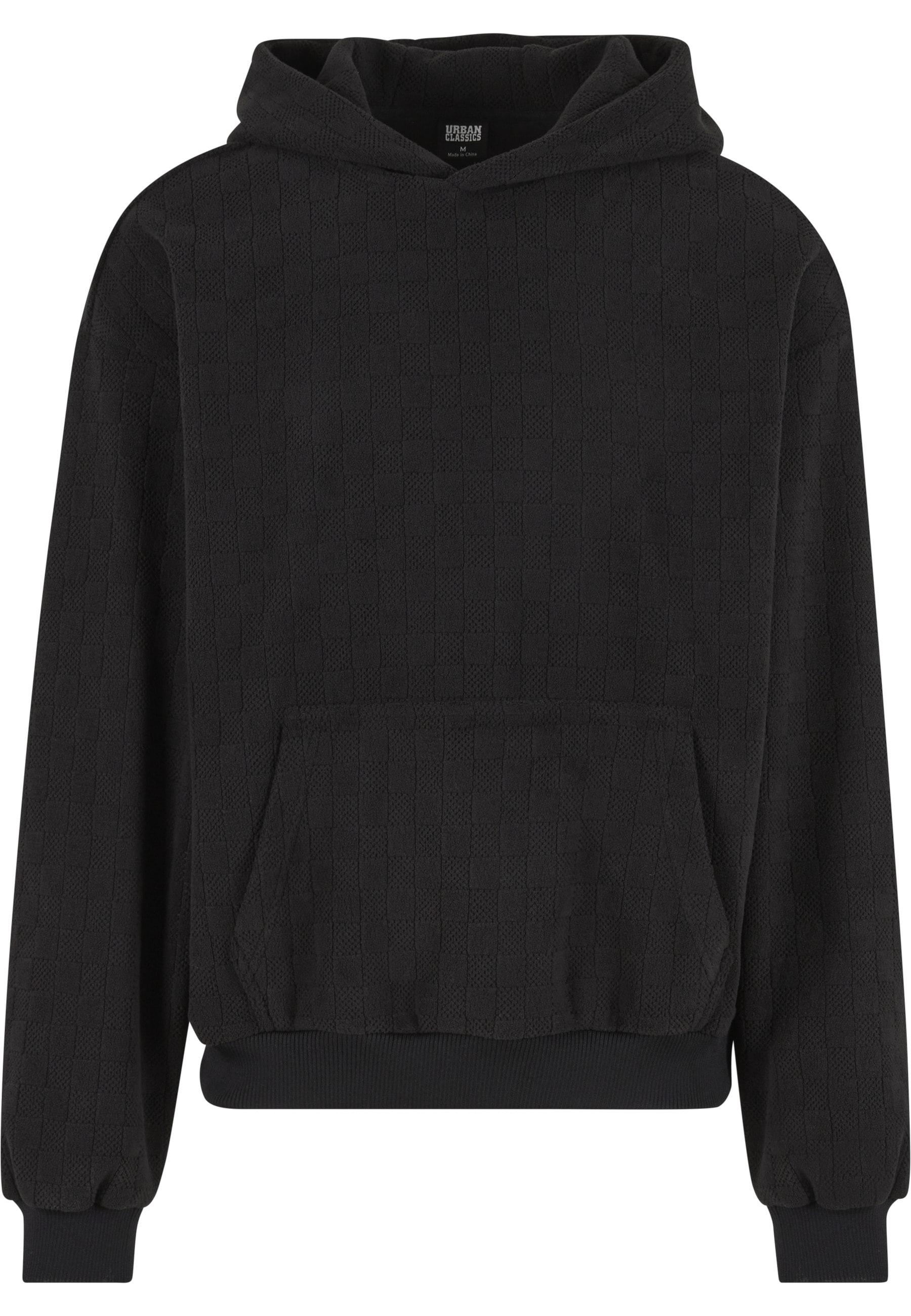 URBAN CLASSICS Kapuzensweatshirt "Urban Classics Jaquard Velvet Suit", 1 Stk.
