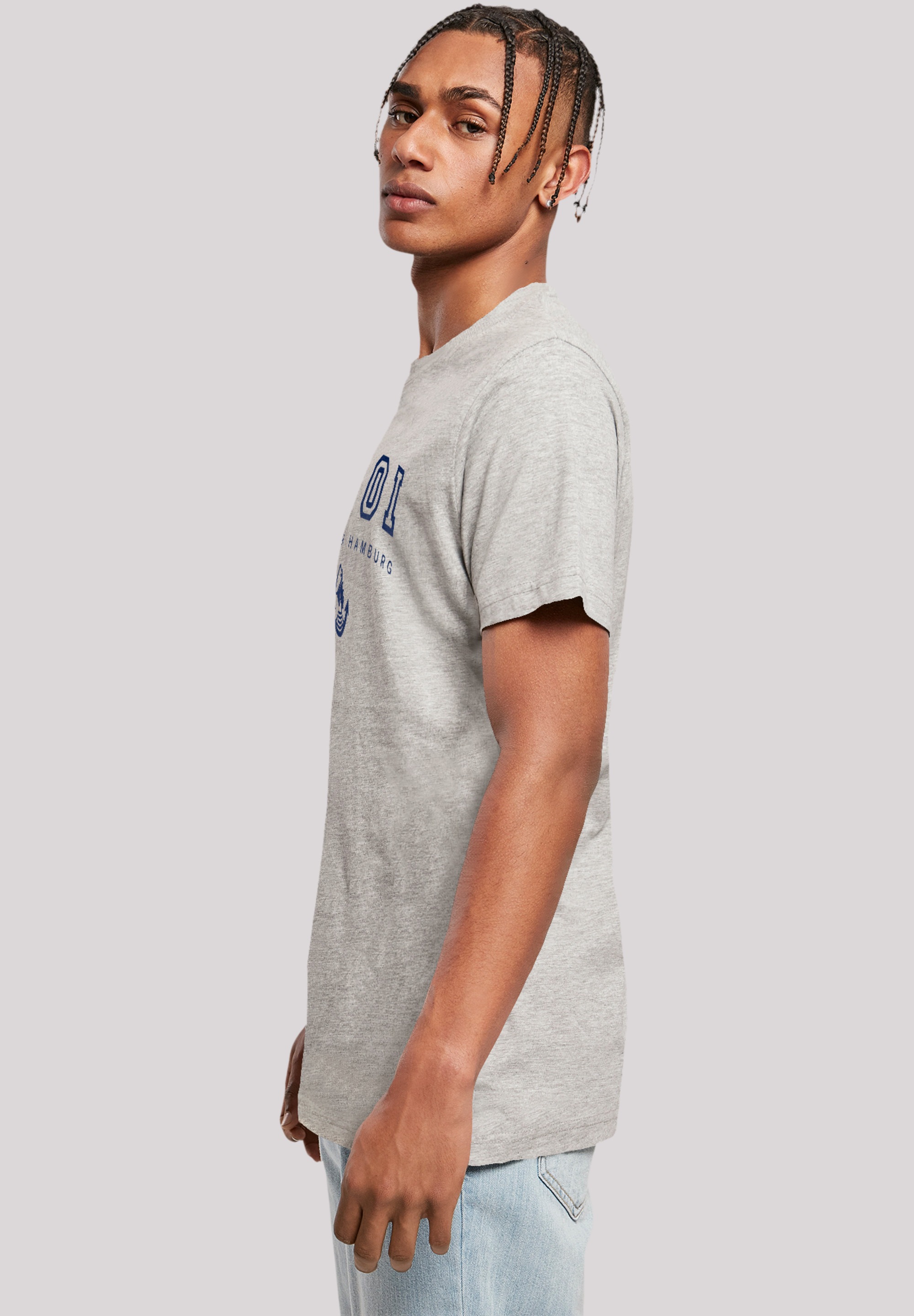 F4NT4STIC T-Shirt »Ahoi Knut & Jan Hamburg«, Print