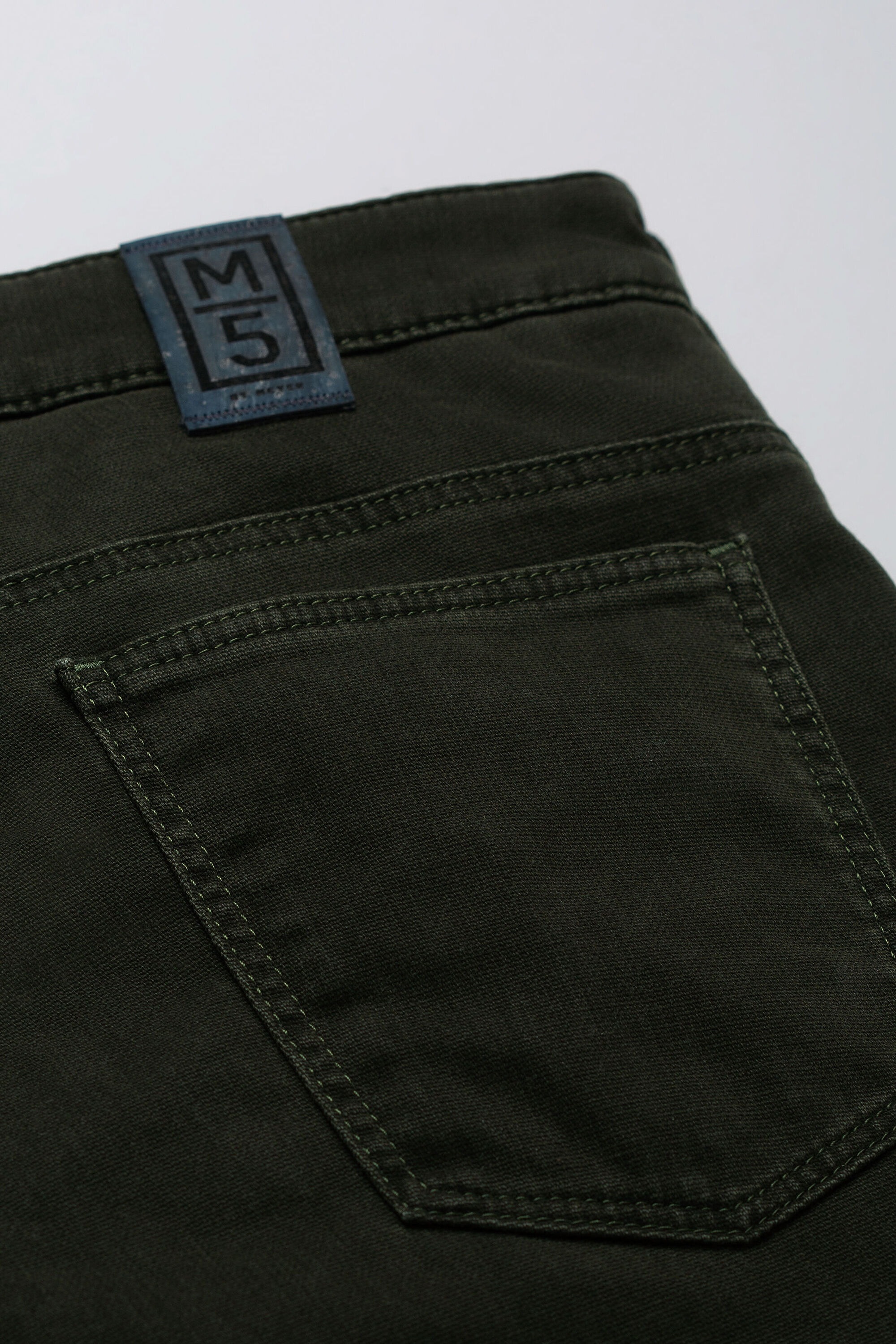 MEYER Chinos »Five-Pocket-Hose«, im unifarbenen Design