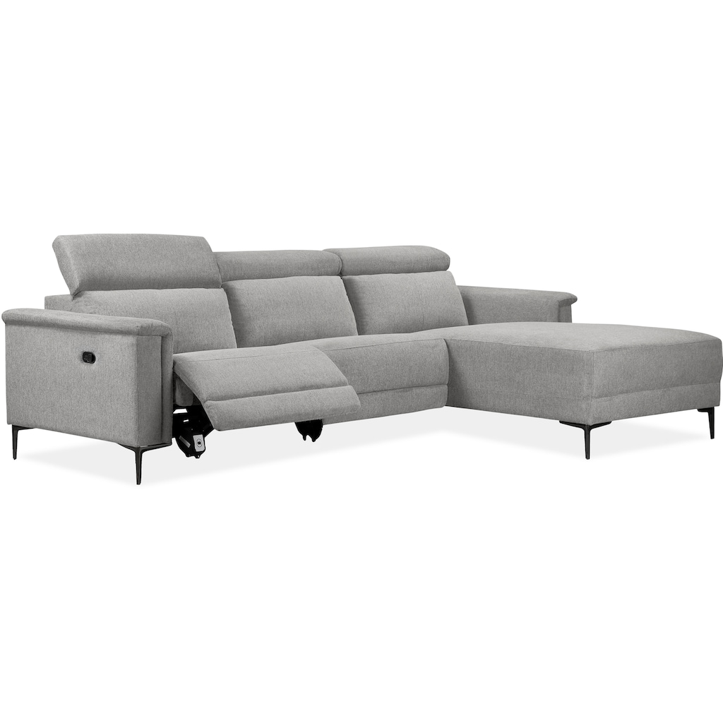 Places of Style Ecksofa »Lund, L-Form, 261cm,«