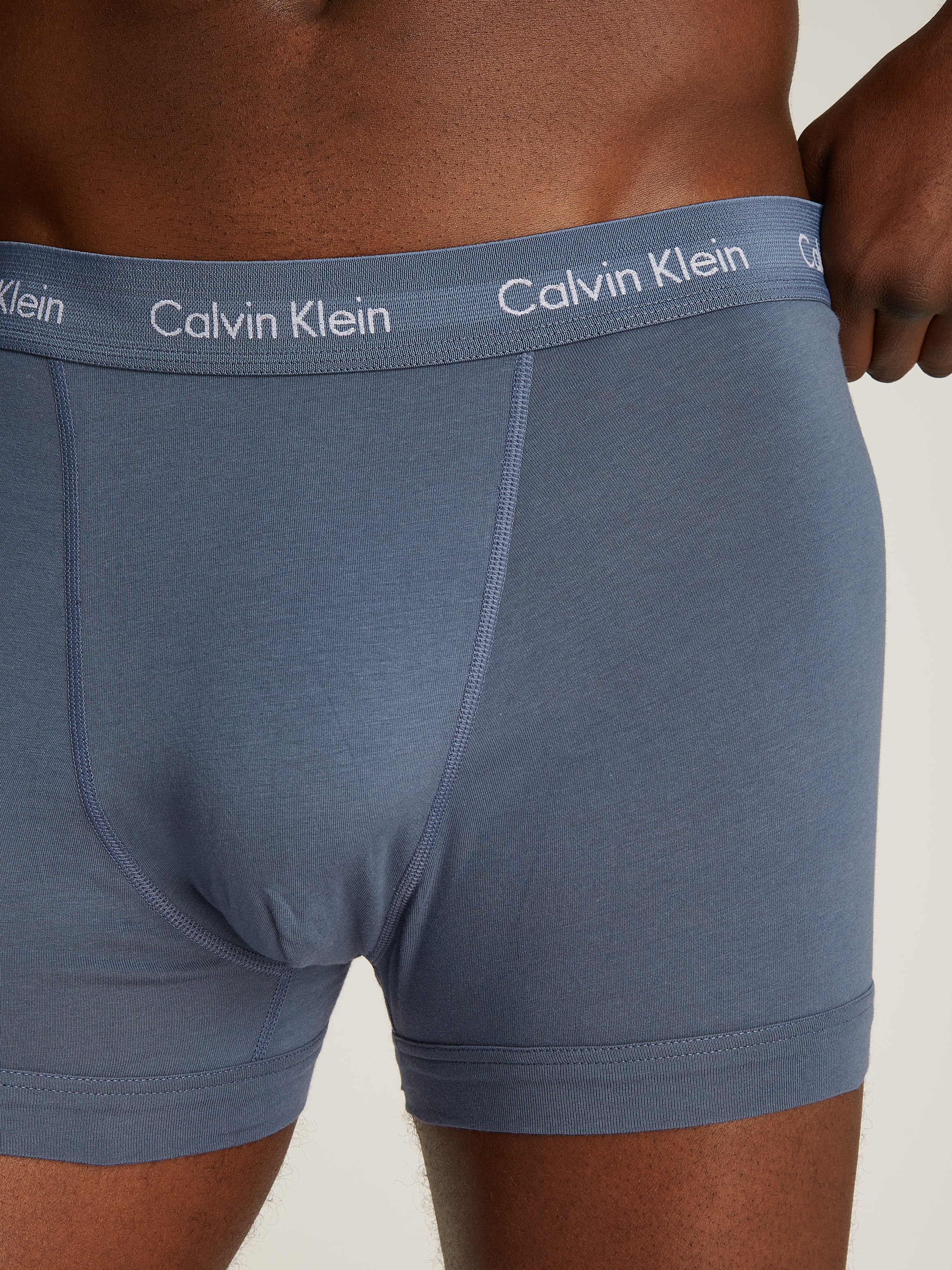 Thumbnail - Calvin Klein Underwear Boxershorts "BOXER BRIEF 3PK" Packung, 3 Stk. mit Calvin Klein Logo-Elastikbund (3 Stück)
