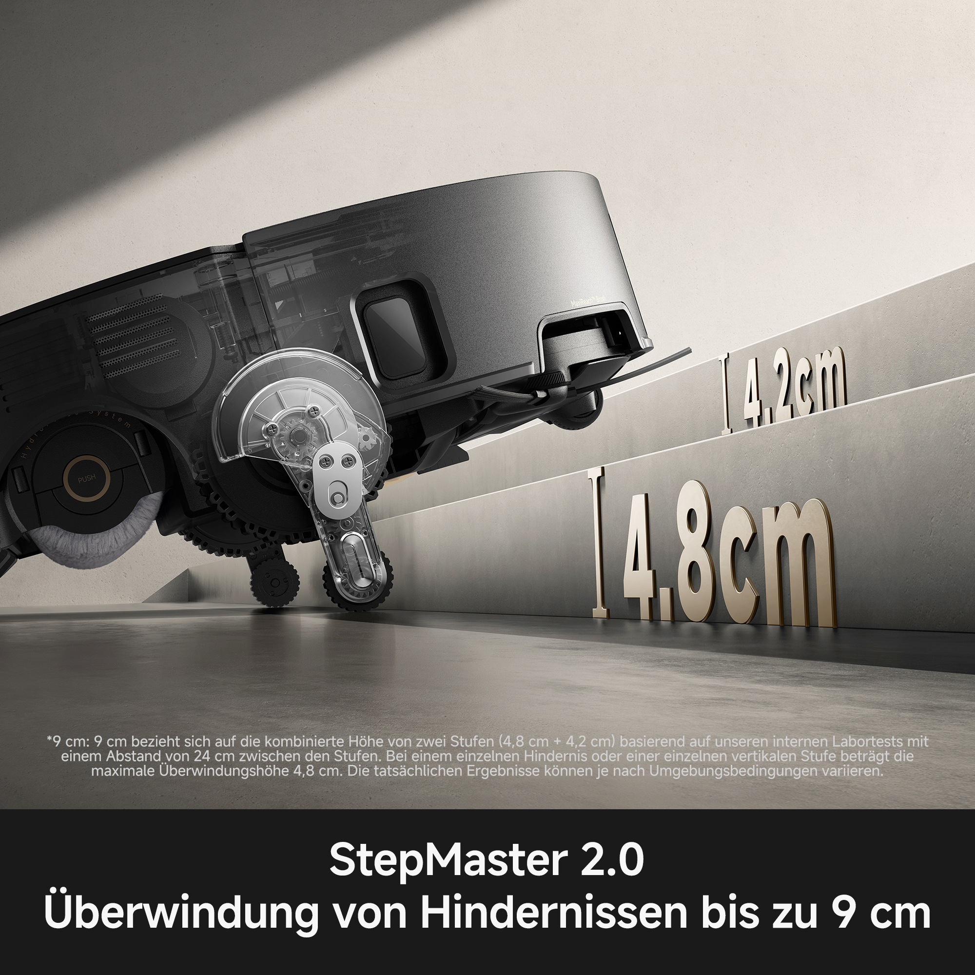 Mova Nass-Trocken-Saugroboter »Z70 Ultra Roller Complete« Red Dot Award-Gewinner 2026