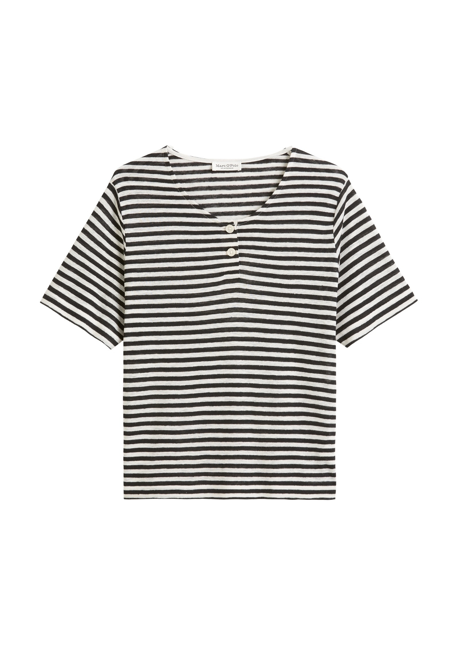 Marc O'Polo T-Shirt »aus TENCEL™ Lyocell-Leinen-Mix«