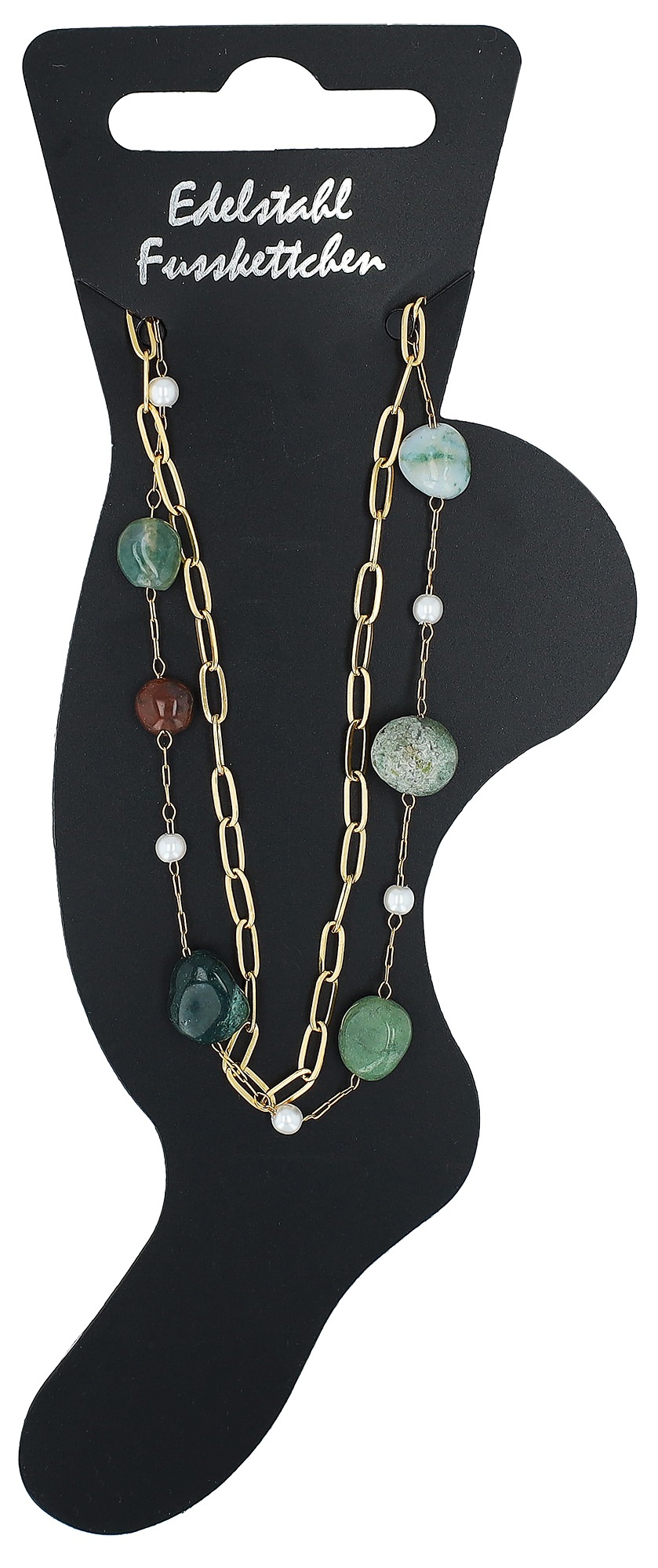 Adelia´s Fußkette »Damen Fußkettchen – aus Edelstahl« Perfekt als Geschenk für besondere Menschen