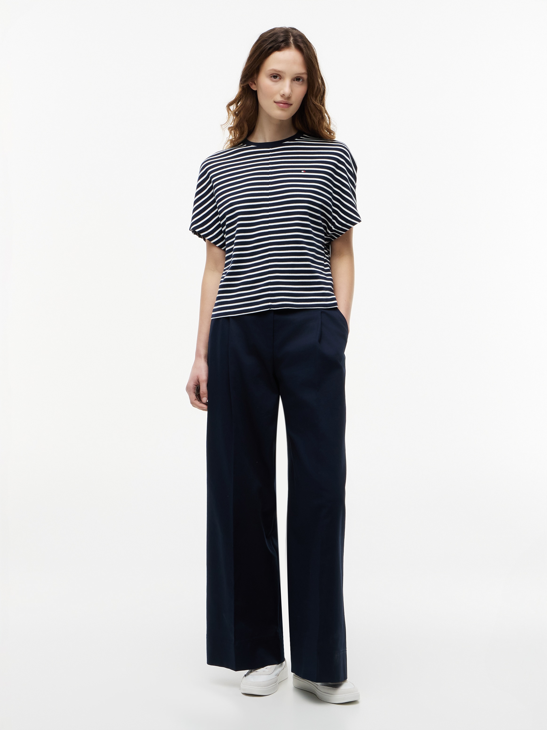 Tommy Hilfiger 3/4-Arm-Shirt »CODY REG BATWING C-NK SS TEE« Baumwolle, 3/4 Ärmel
