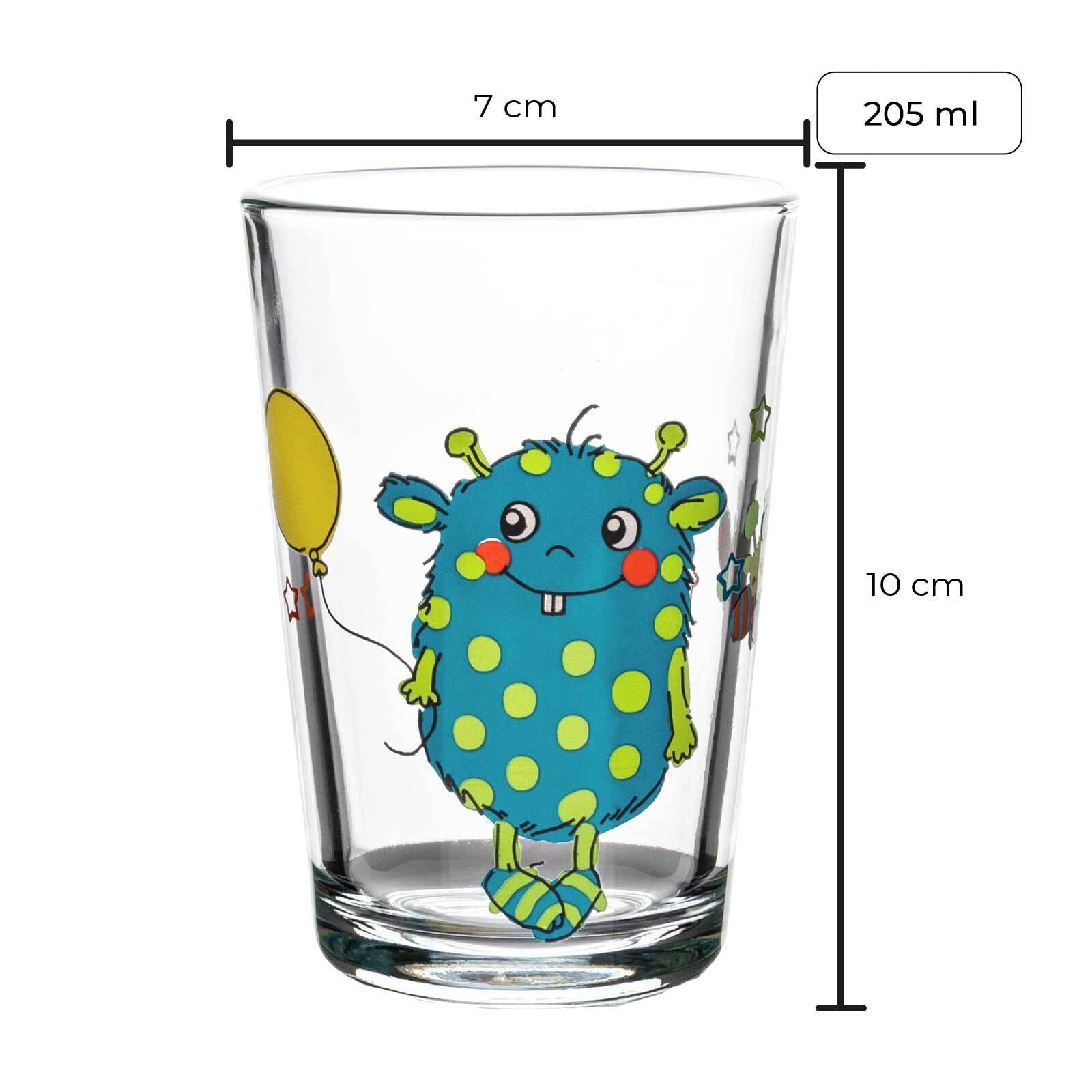 Ritzenhoff & Breker Kinderbecher »Kindergläser Wald/Zoo/Monster 205 ml 9er Set bunt«