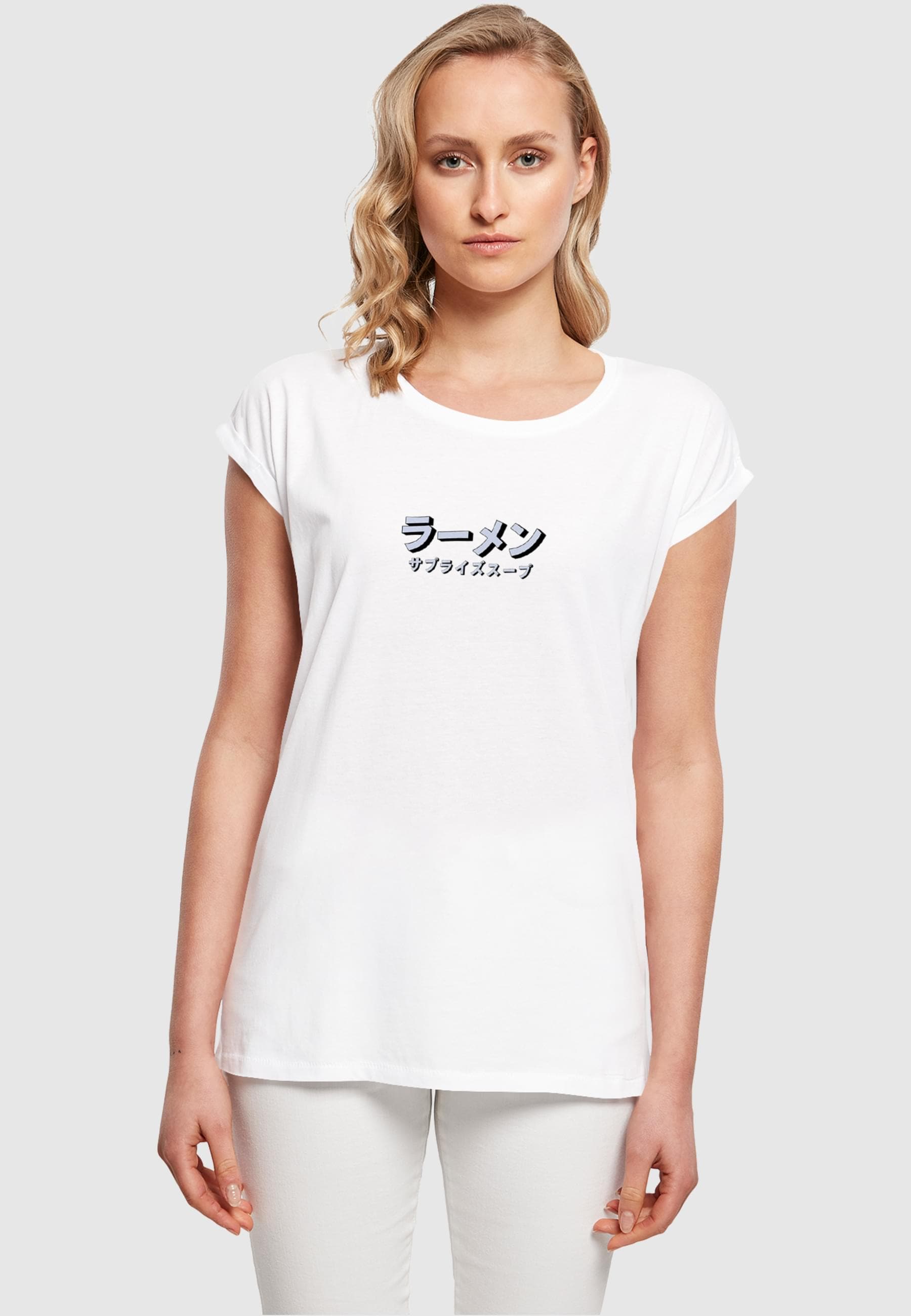 Merchcode T-Shirt »Merchcode Damen Ladies TORC - Ramen Soup T-Shirt«, (1 tlg.)