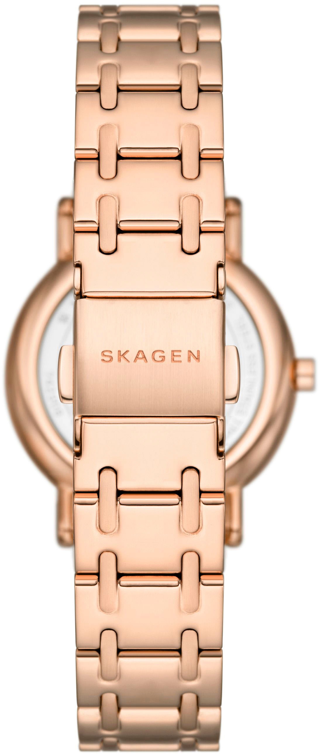 Skagen Quarzuhr »SIGNATUR LILLE«, Armbanduhr, Damenuhr, analog, Edelstahlarmband