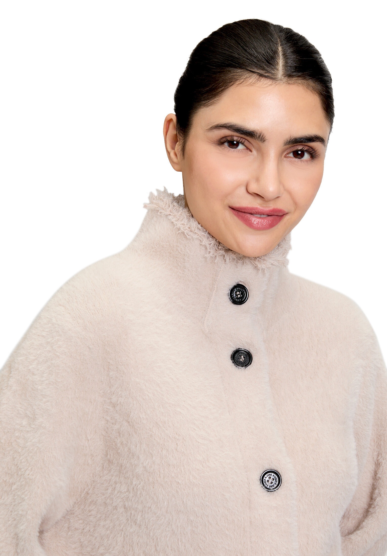 Amber & June Strickjacke »Damen mit aufgesetzter Brusttasche« 1 Stk.