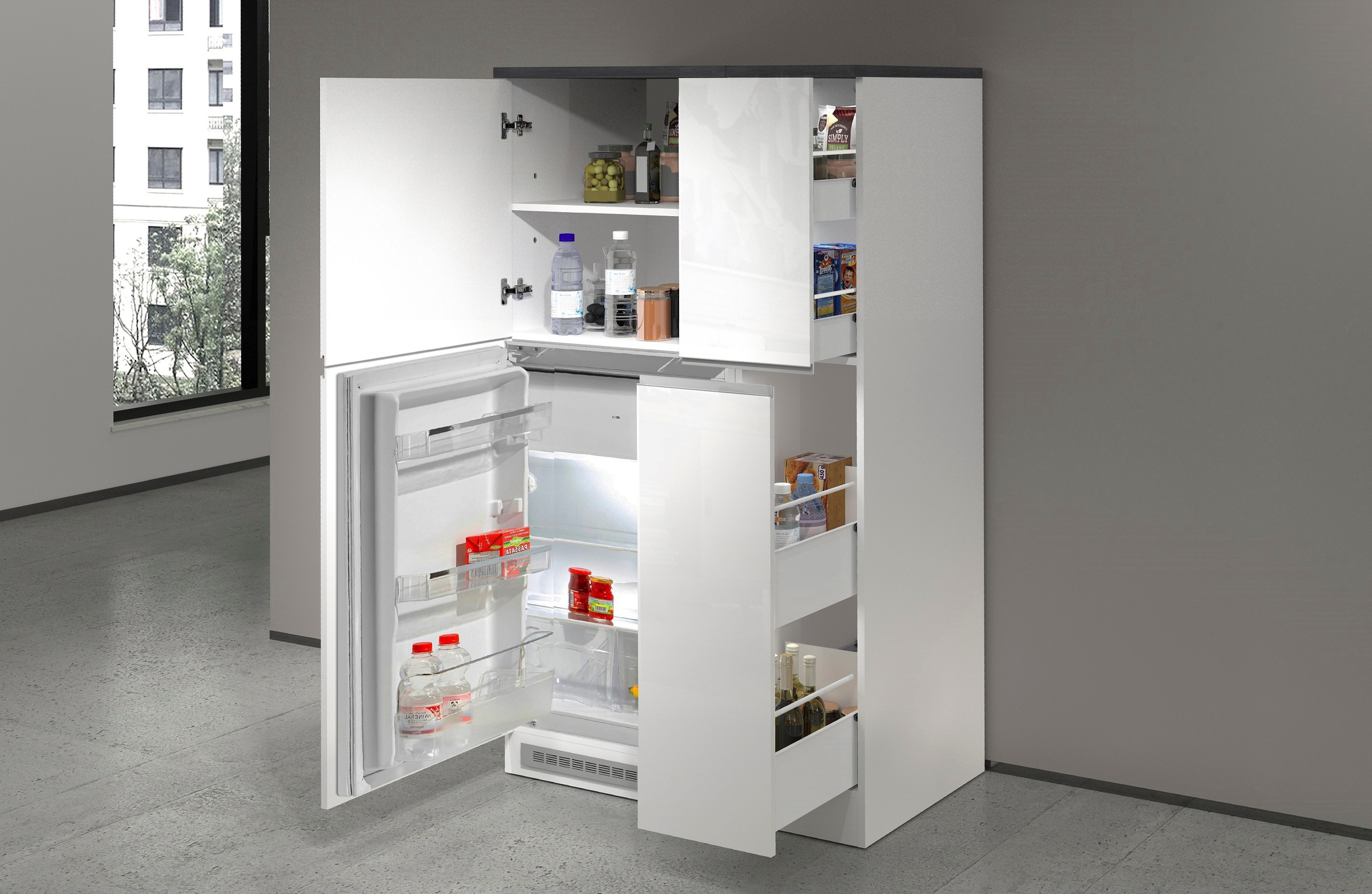 KOCHSTATION Küche "KS-Sole Küchenschrank-Set", Breite 90 cm,Umbau-und Apoth günstig online kaufen
