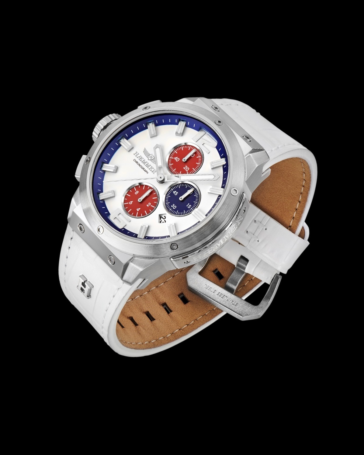 HAEMMER GERMANY Chronograph Quarzuhr, Armbanduhr, Herrenuhr, analog, Tag, Stoppfunktion