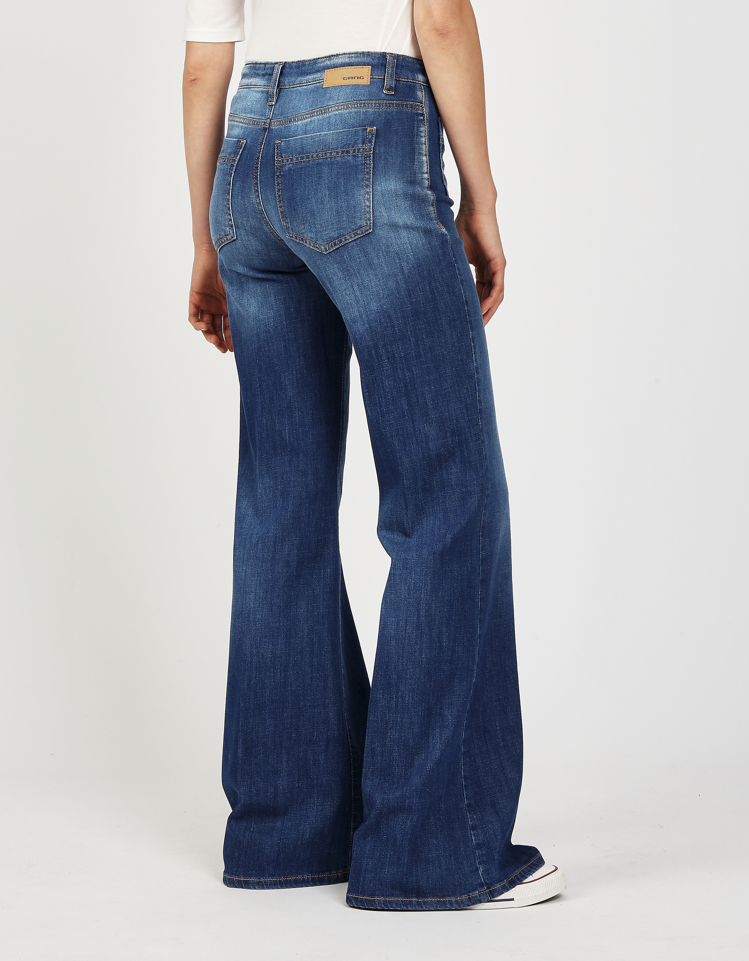 GANG Bootcut-Jeans "94 JESSI FLARED", im angesagten Leo Muster günstig online kaufen