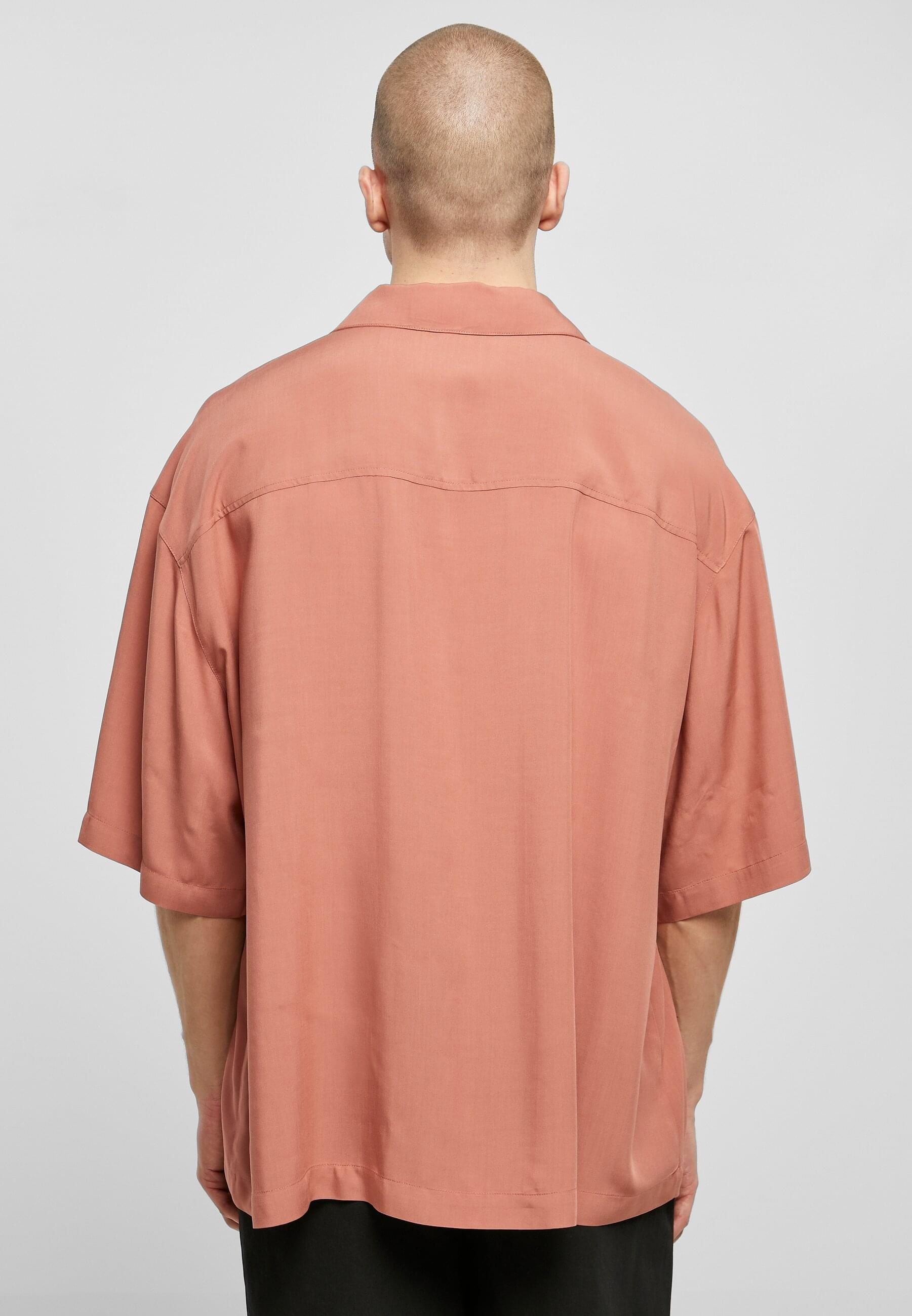 URBAN CLASSICS Langarmhemd »Urban Classics Herren Oversized Resort Shirt«, (1 tlg.)