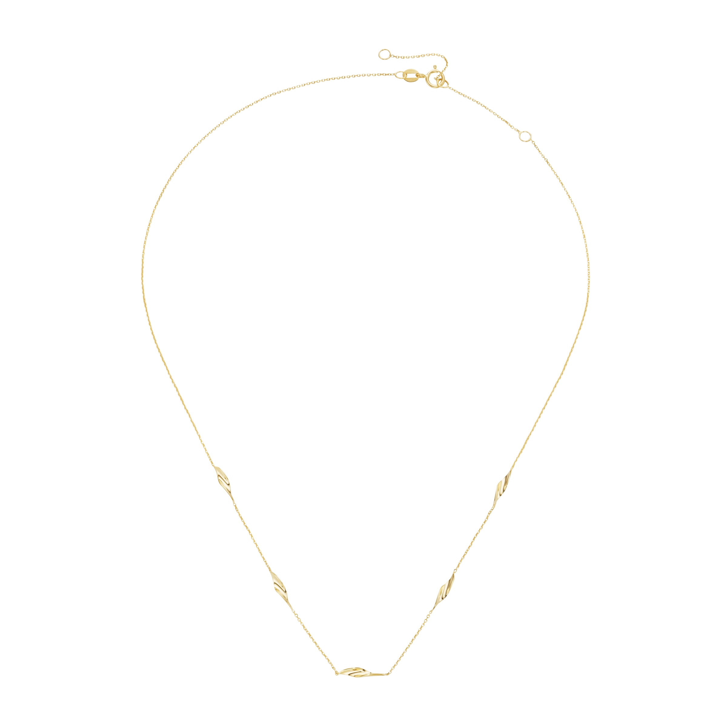 Luigi Merano Collier »mit Elementen geschwungen, Gold 585«
