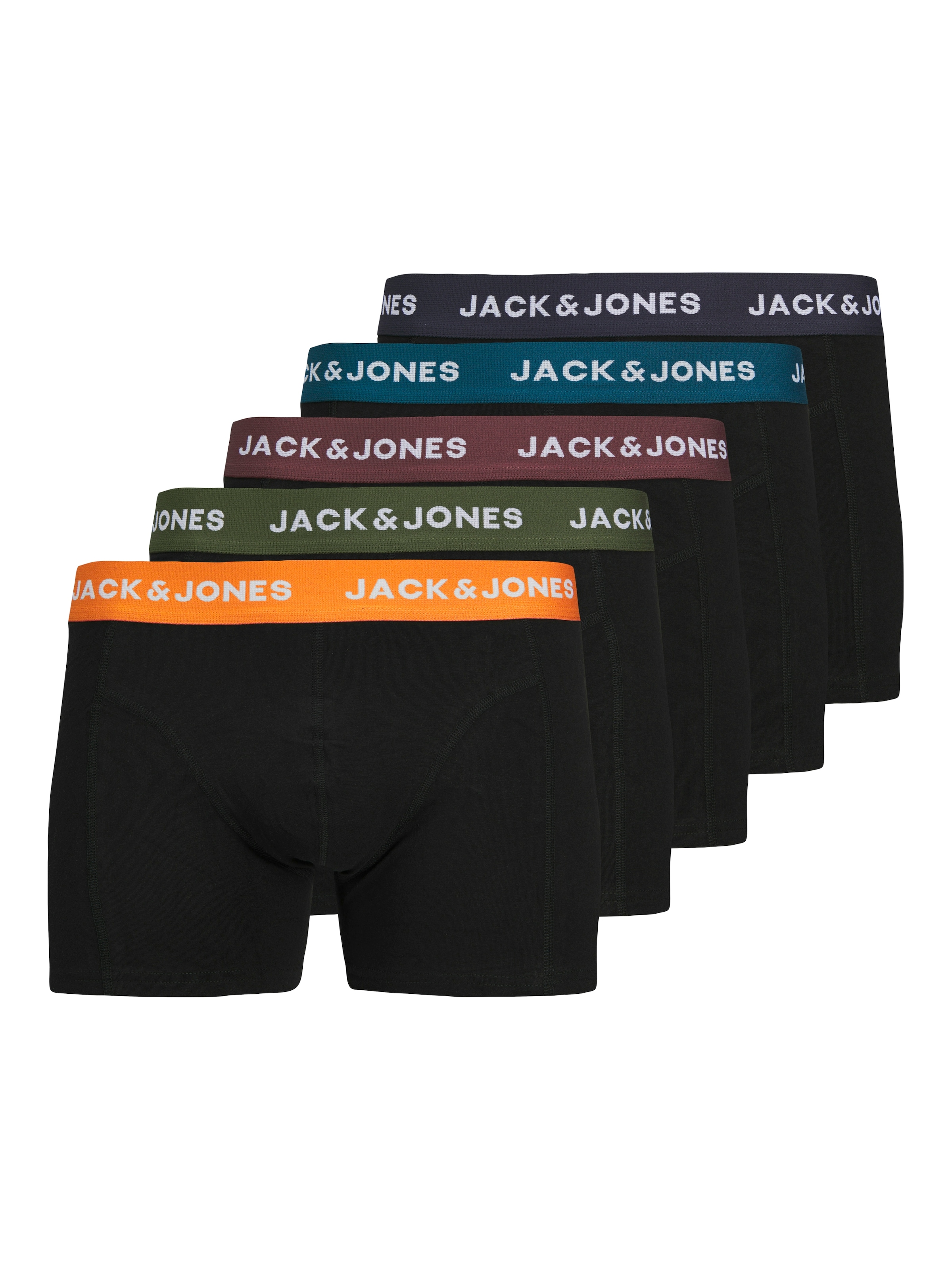 Trunk »JACOLIVER SOLID TRUNKS 5 PACK BOX PLS«, (Packung, 5 St.)