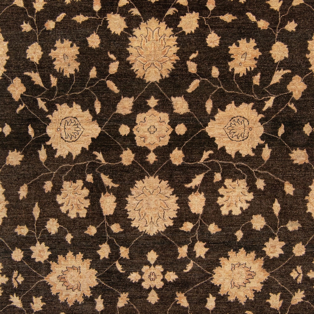 Wohnen Teppiche morgenland Wollteppich »Kazak Blumenmuster 363 x 276 cm«, rechteckig, 0,7 mm Höhe, Unikat mit Zertifikat rot
