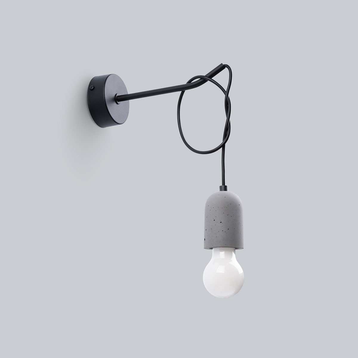 SOLLUX lighting Wandleuchte »NESO«, 1 flammig, Leuchtmittel E27 | ohne Leuchtmittel, Verteiltes Licht