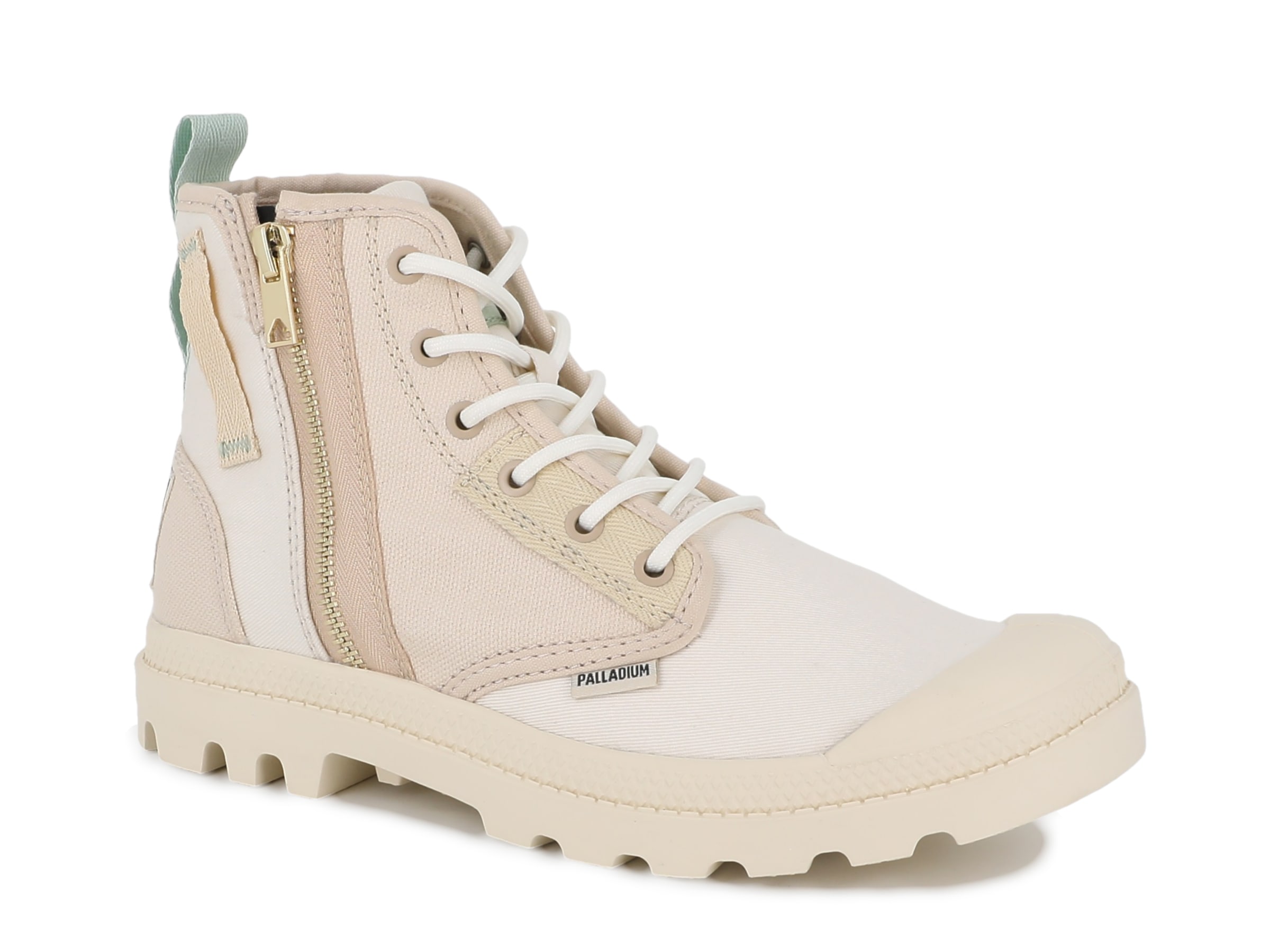 Palladium Schnürboots »PAMPA DETROIT ZIP SU«  Schnürstiefel, Schnürstiefelette aus Canvas mit Reißverschluss