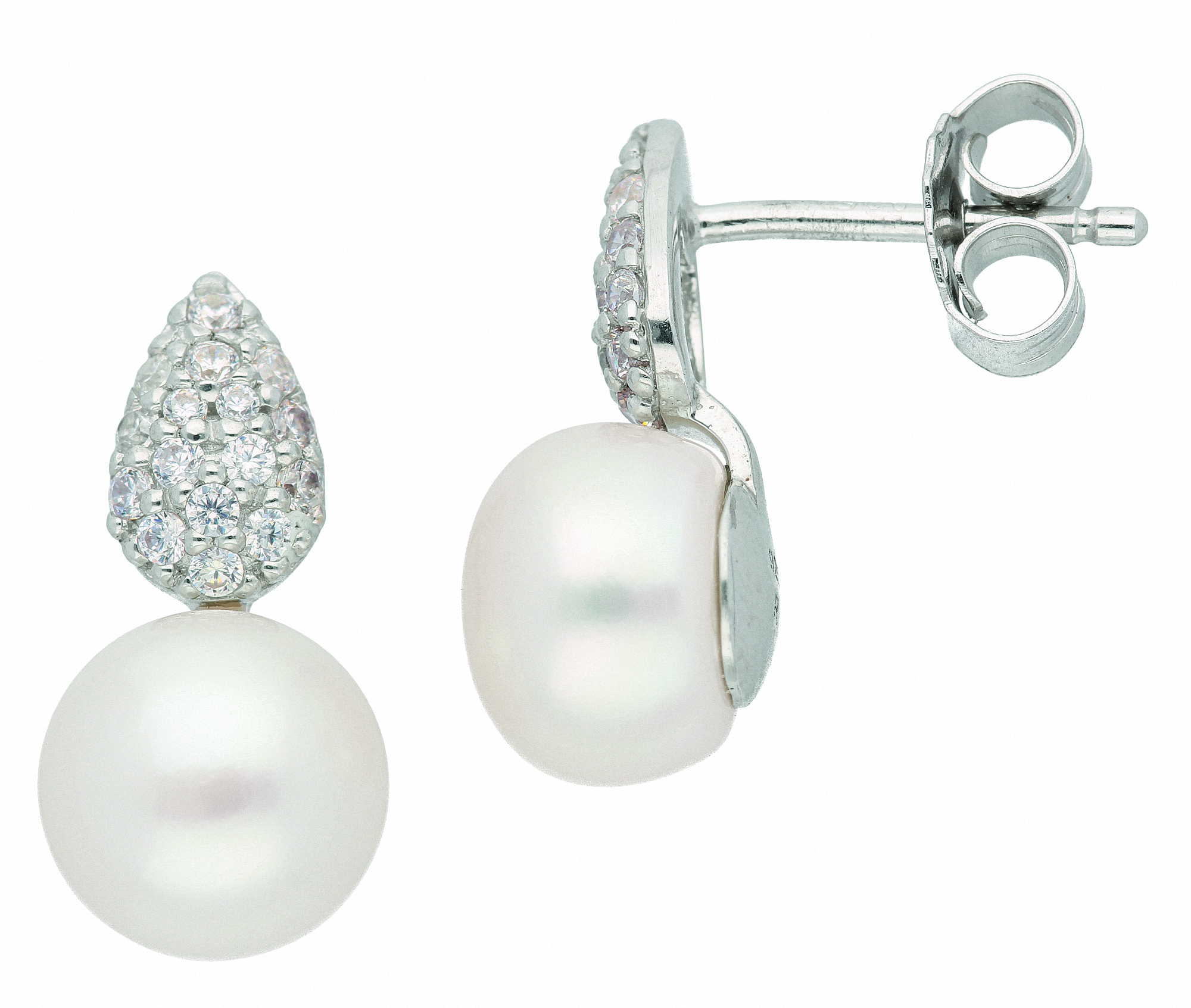 Zirkonia Paar Silber mit Paar 925 Damen BAUR Ohrstecker Adelia´s / | online für kaufen Silberschmuck Zirkonia«, mit Ohrhänger Ohrringe »1
