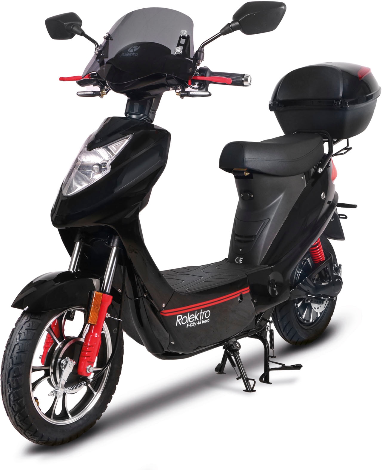 Rolektro E-Motorroller »E-City 45 Hero«, bis zu 43 km Reichweite, mit USB-Anschluss und integr. Alarmanlage