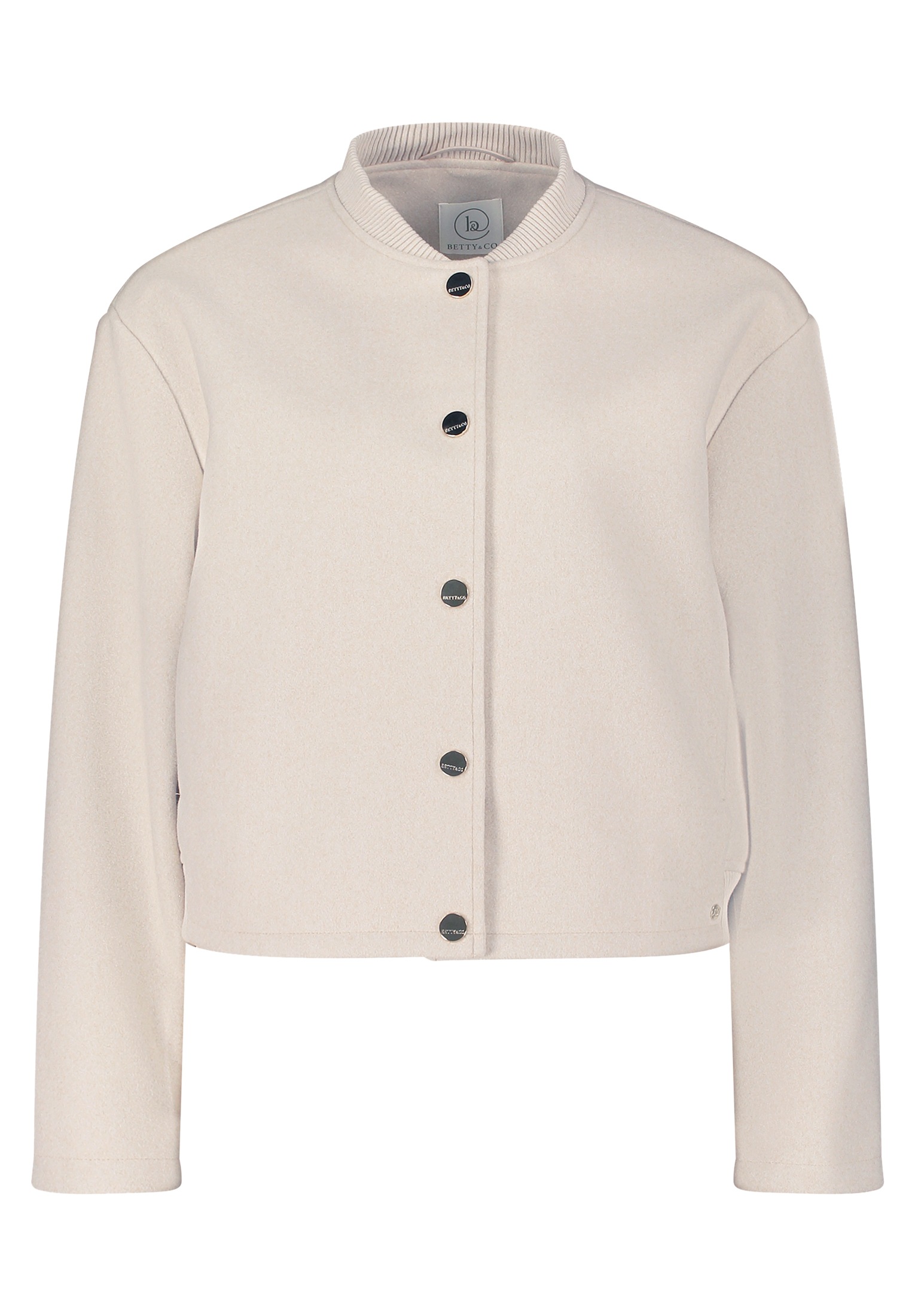 Betty&Co Jackenblazer »Damen mit Rippbündchen«