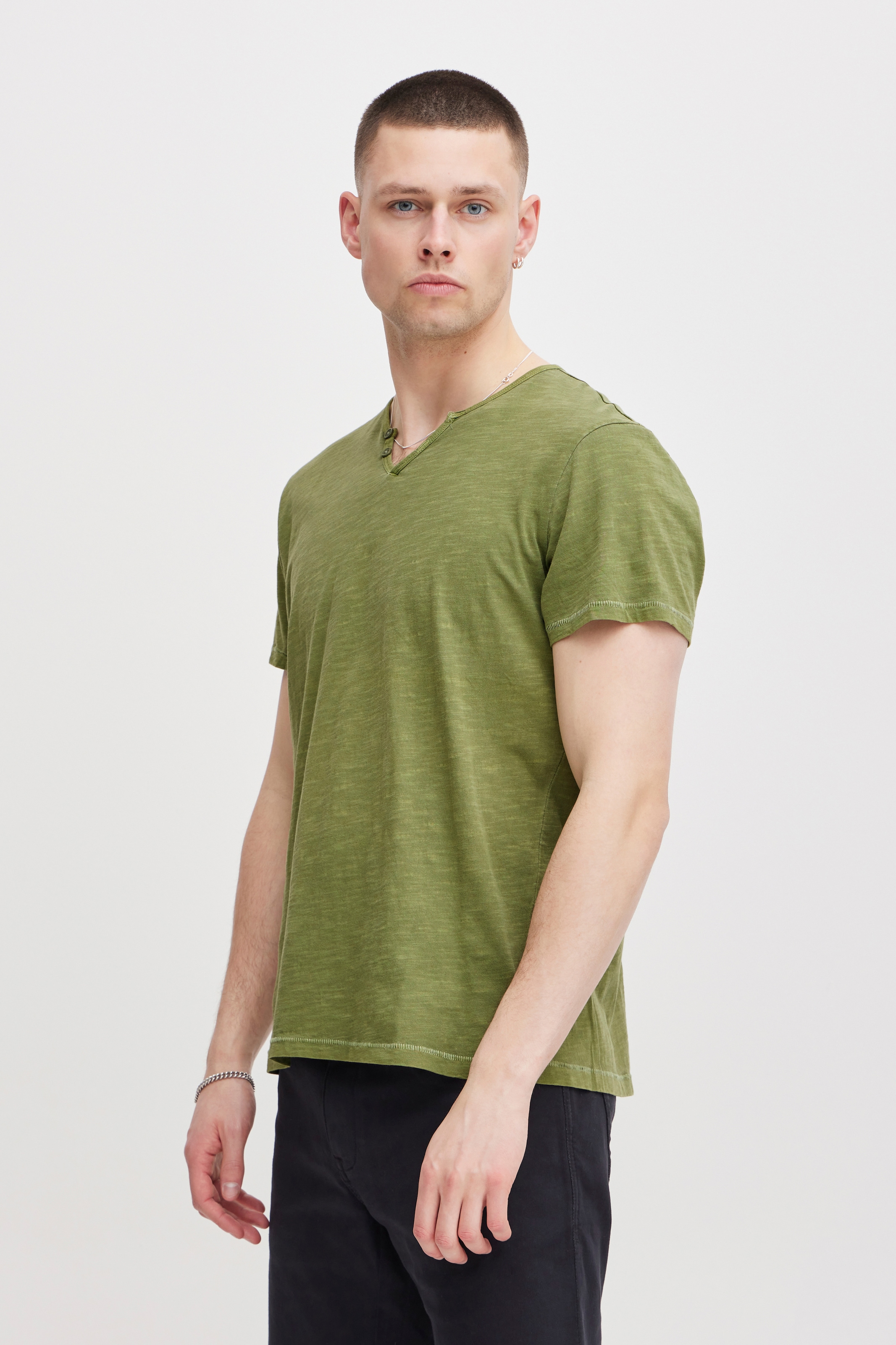 Blend T-Shirt »BHAshton split neck tee«