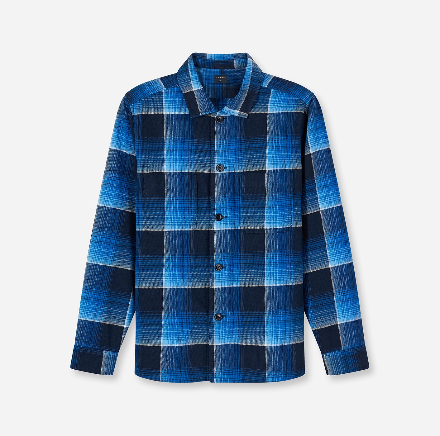 OLYMP Hemdjacke Overshirt, pflegeleicht, Karomuster günstig online kaufen