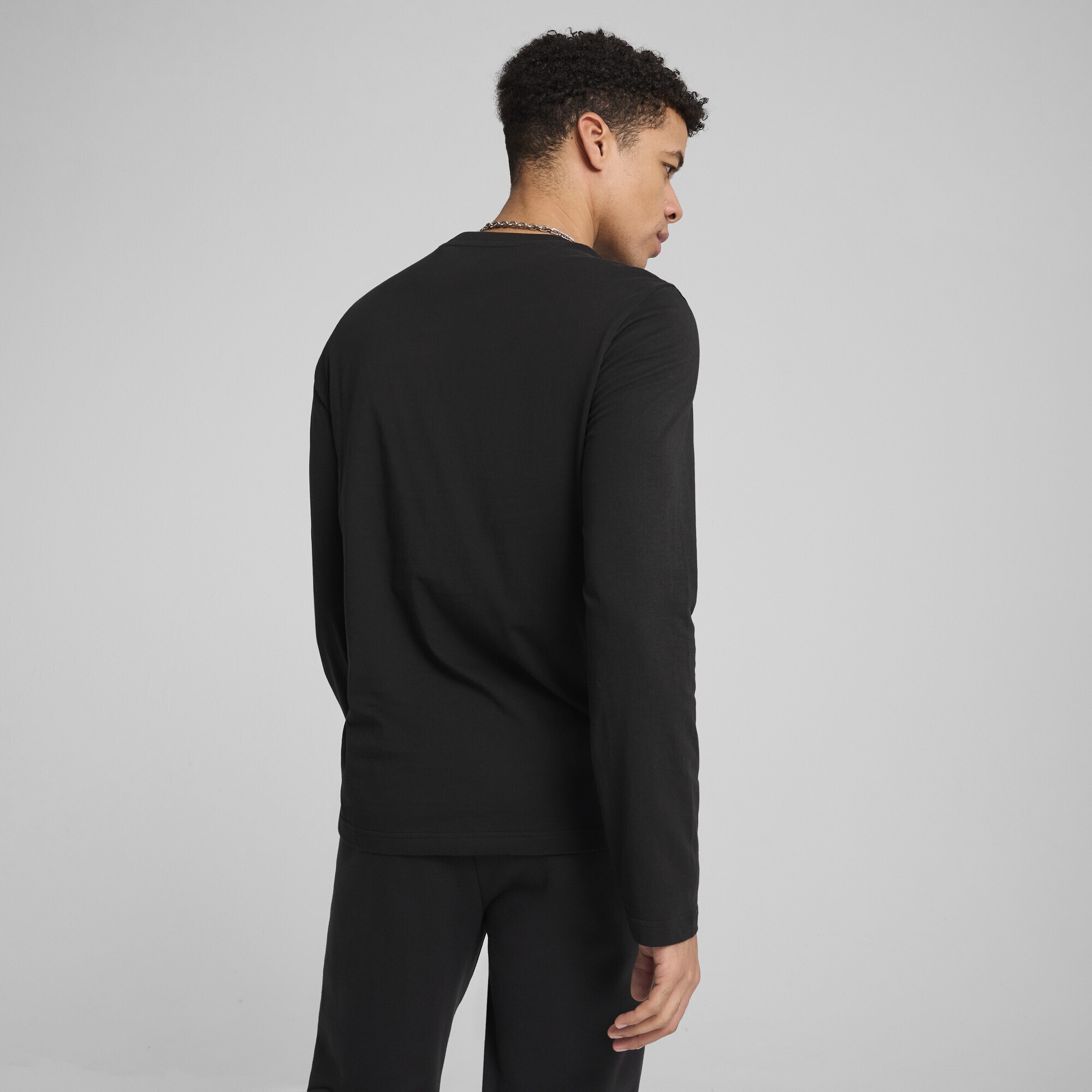 PUMA T-Shirt »Essentials No. 1 Logo Langarmshirt Herren«