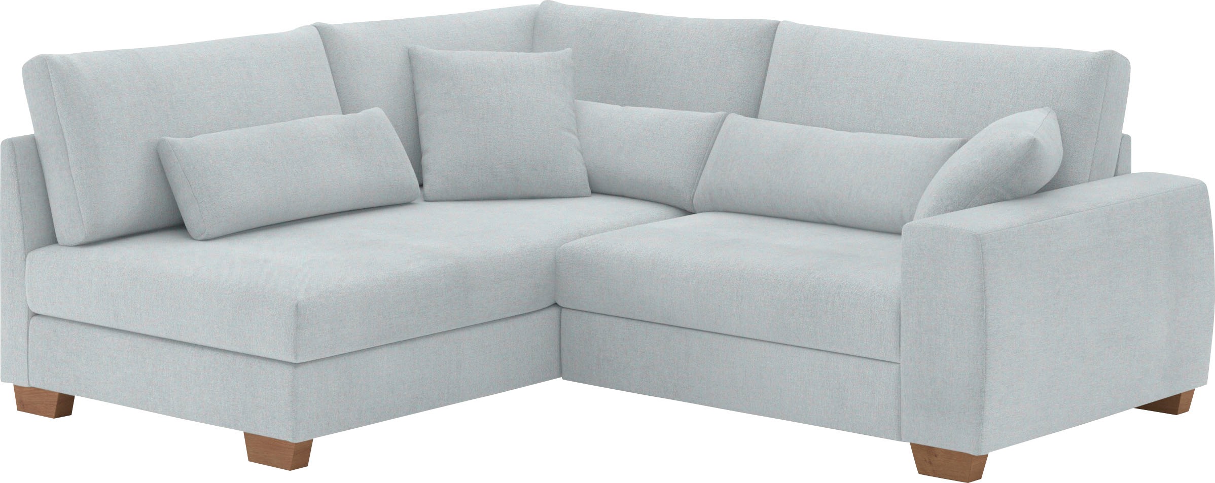 Mr. Couch Ecksofa »Helena L-Form«, Mit Federkern, wahlweise mit Bettfunktion und Taschenfederkern