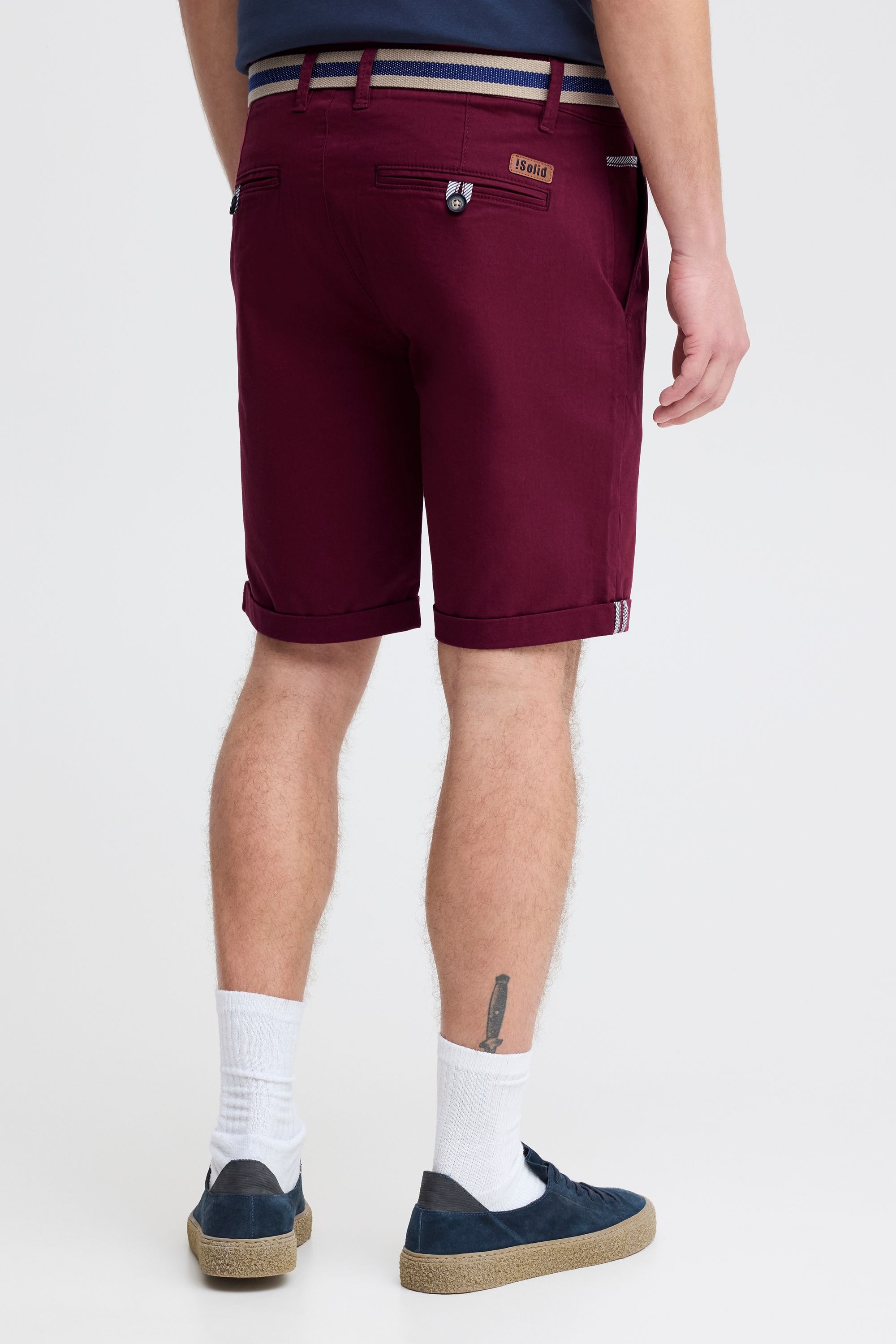 SOLID SDMonty Chino Shorts Red Size L 3