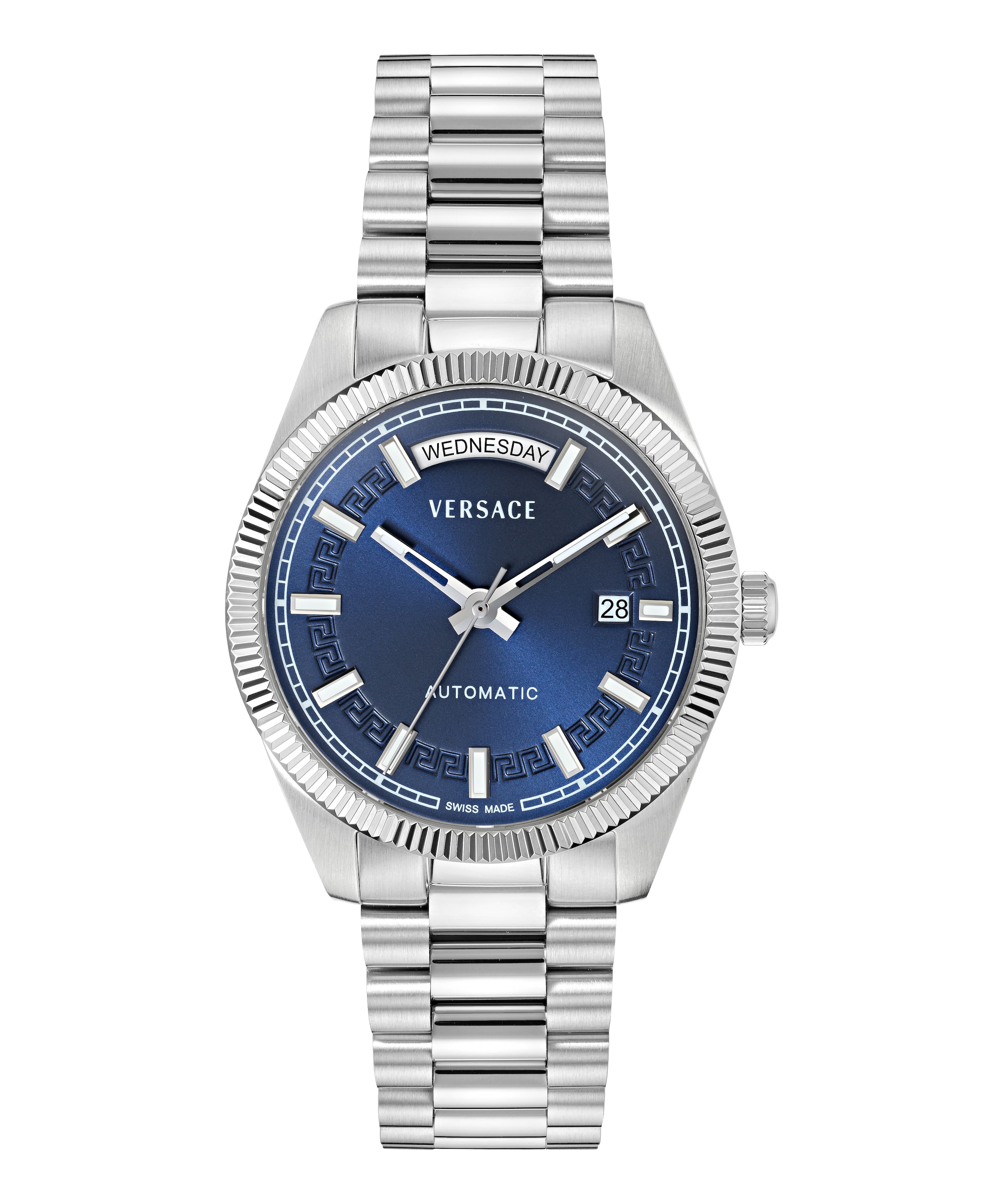 Versace Automatikuhr »MILLENYIUM AUTOMATIC« Armbanduhr, Damenuhr, Herrenuhr, Swiss Made, Mechanische Uhr