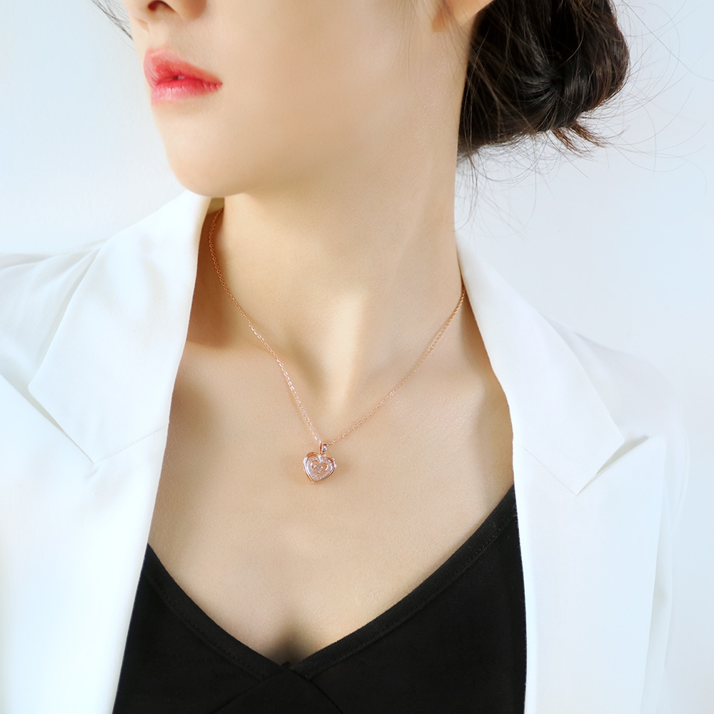 COLLEZIONE ALESSANDRO Kette mit Anhänger »Love«, aus 925 Sterling Silber