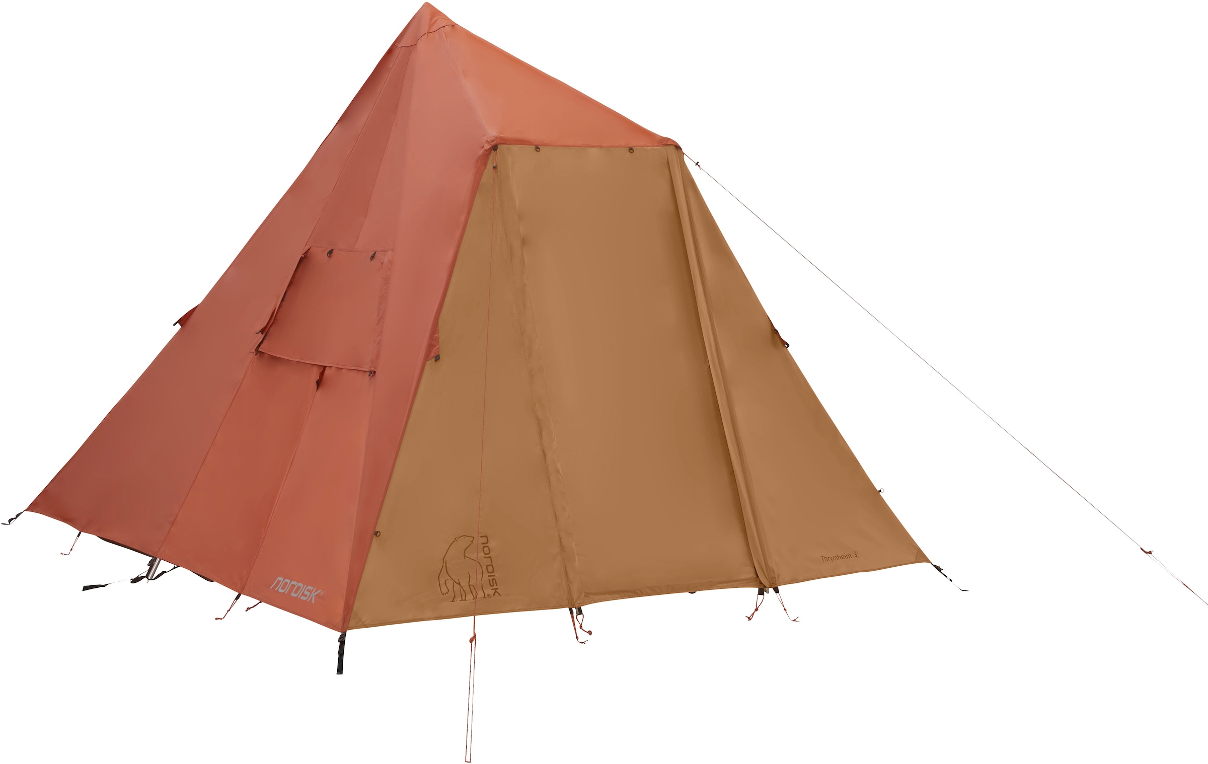 Nordisk Tipi-Zelt »Thrymheim 3 Square«, 3 St. Personen