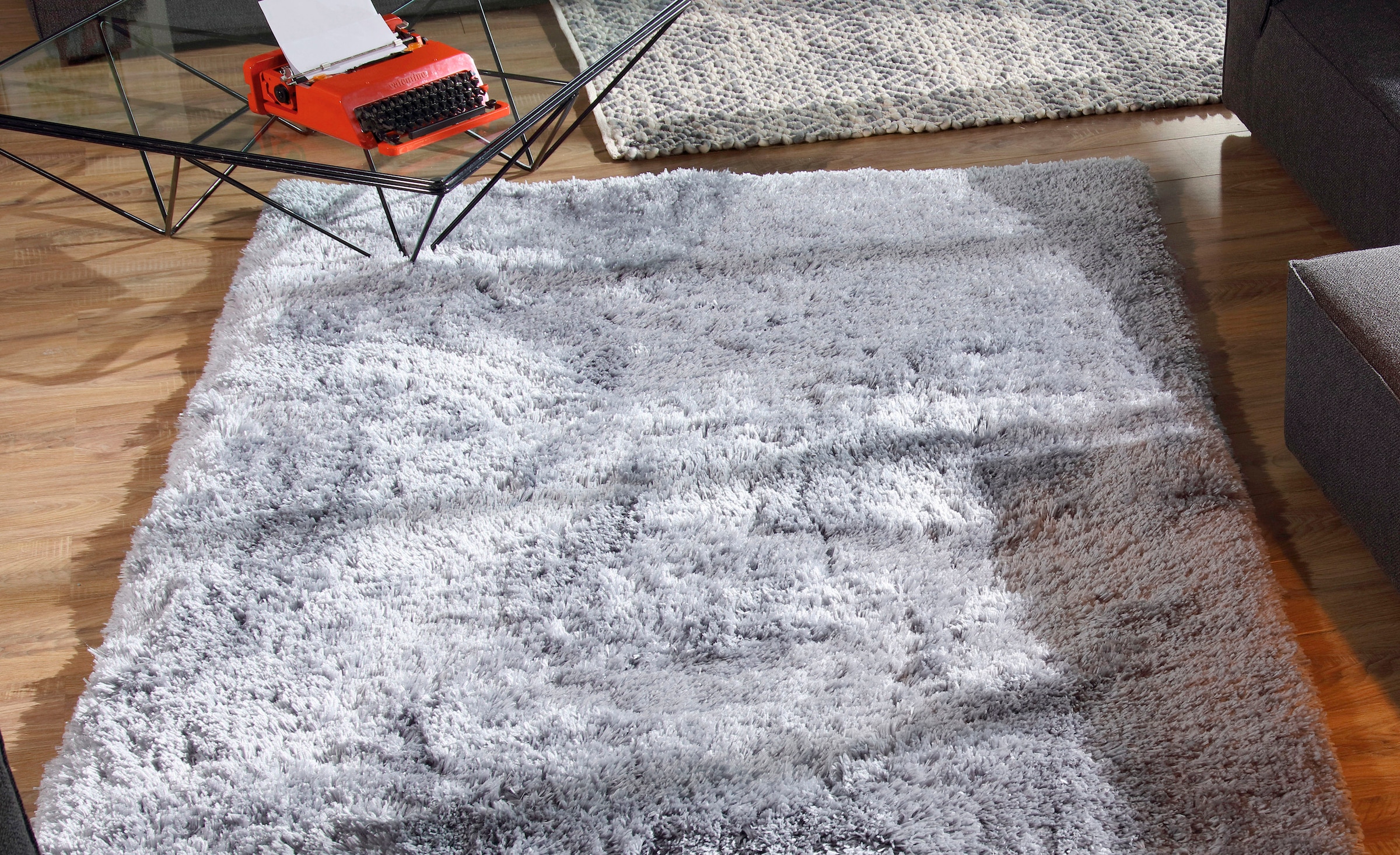 TOM TAILOR HOME Hochflor-Teppich »Flocatic« rechteckig 60 mm Höhe super weich und flauschig, ideal im Wohnzimmer & Schlafzimmer