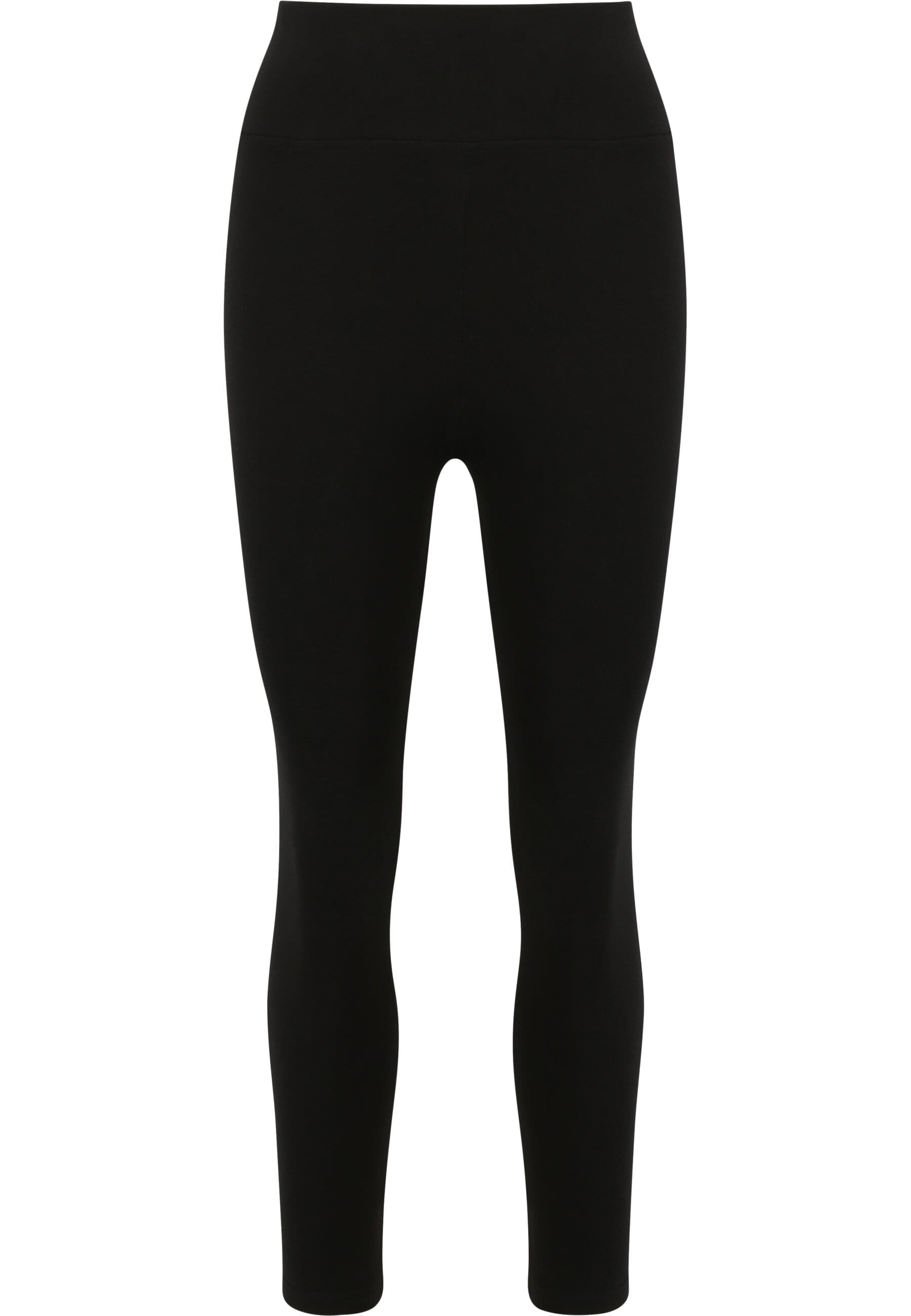 URBAN CLASSICS Leggings »Urban Classics Damen Ladies High Waist Jersey Leggings 2-Pack«, (1 tlg.)