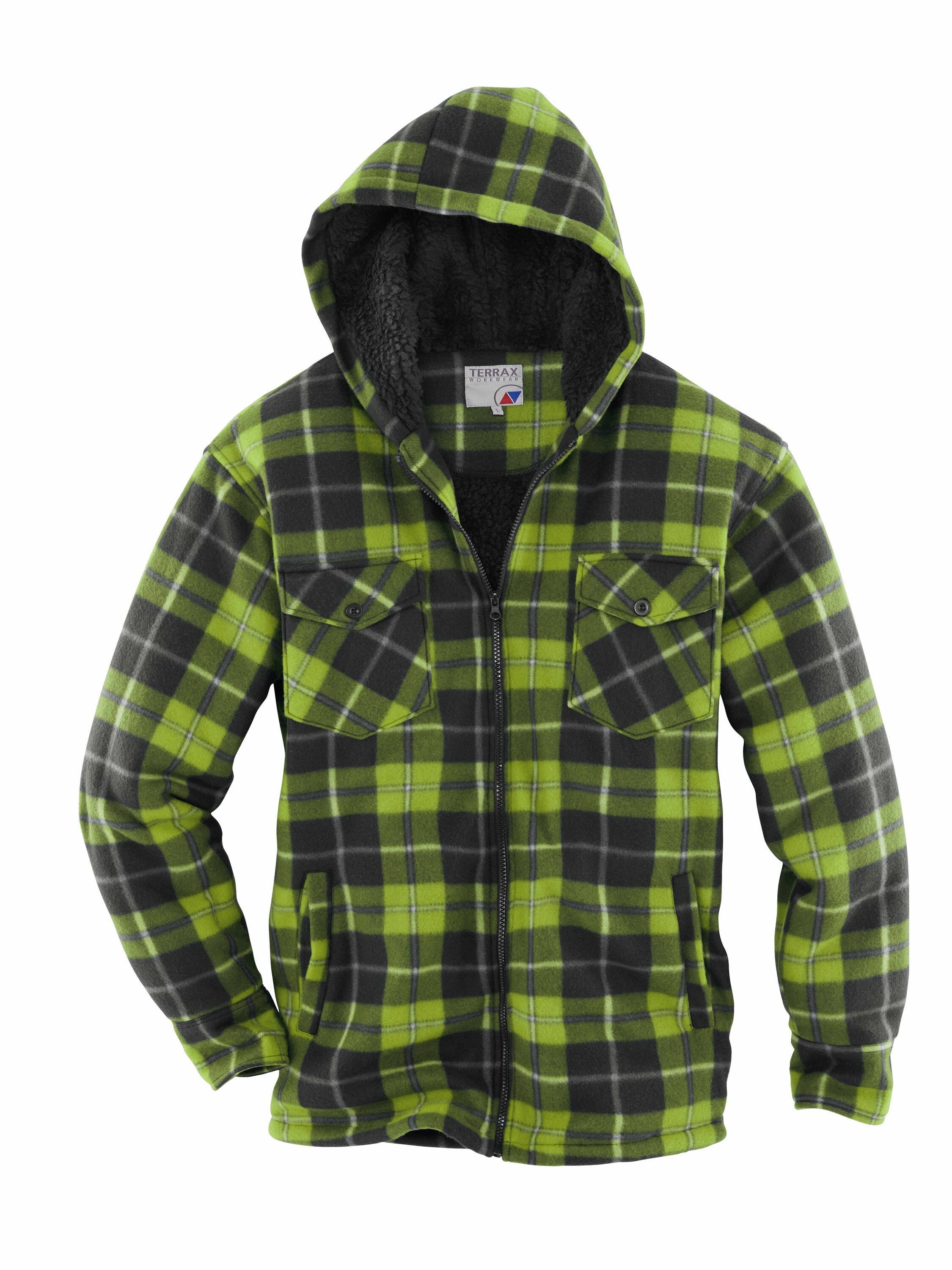Terrax Workwear Thermohemd "Workwear Thermohemd mit Teddy"