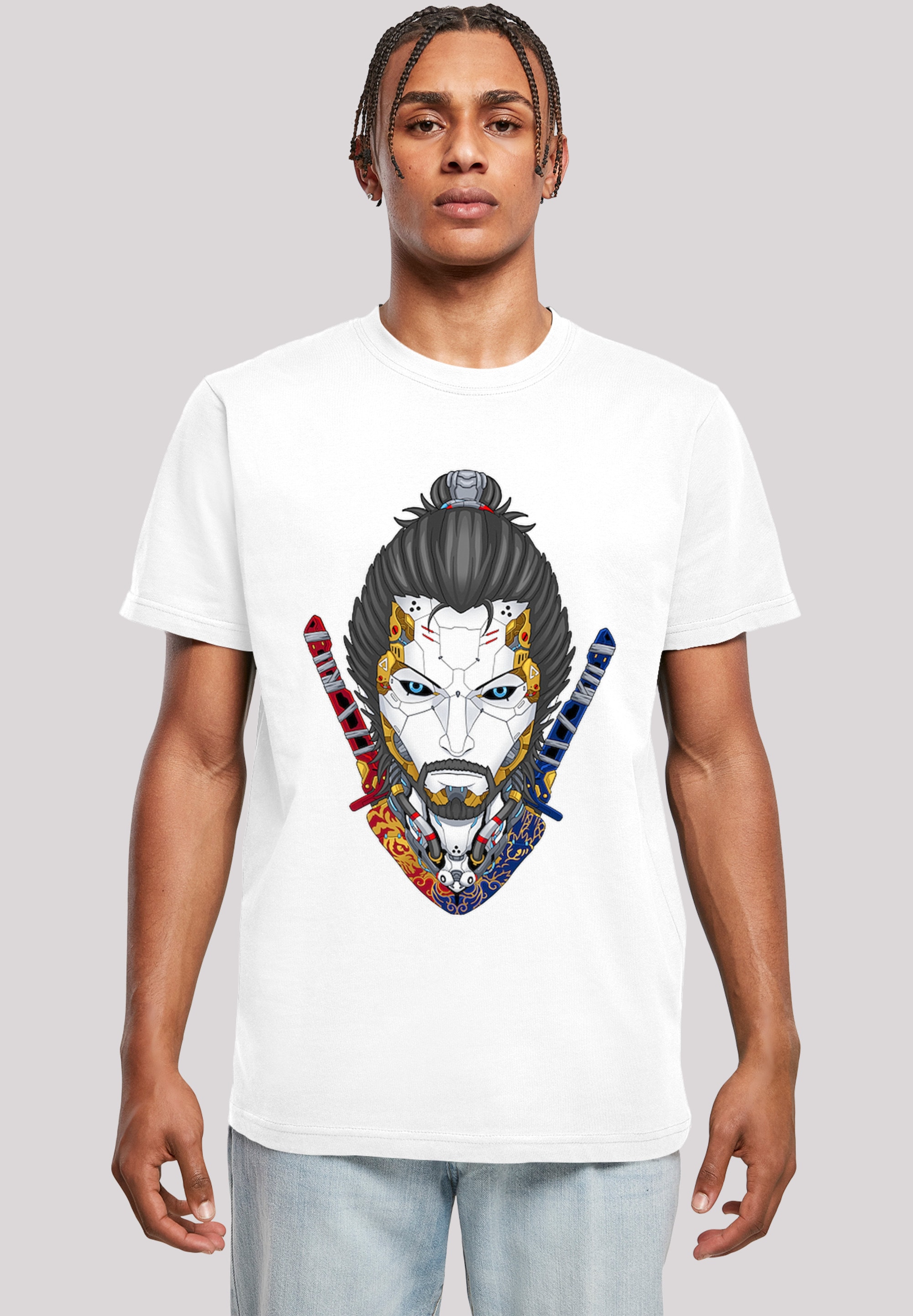 F4NT4STIC T-Shirt "Cyberpunk Samurai", Print günstig online kaufen