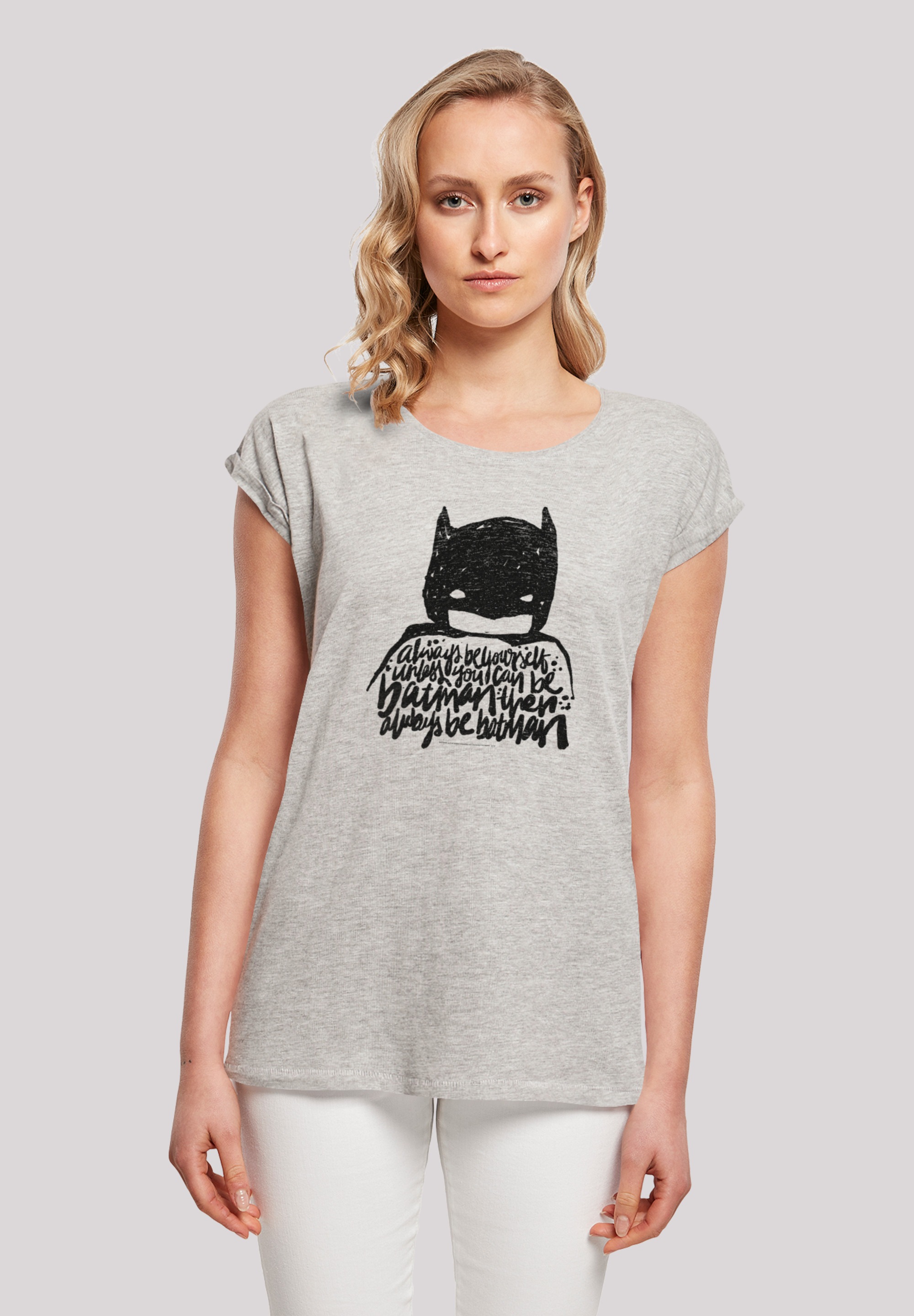 F4NT4STIC T-Shirt "DC Comics Batman Always Be Yourself", Print