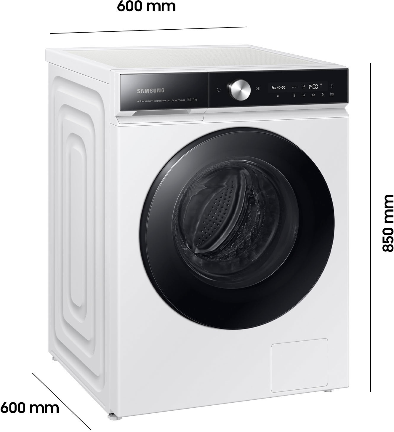 Samsung Waschmaschine »WW11BB904AGE«, 11 kg, 1400 U/min