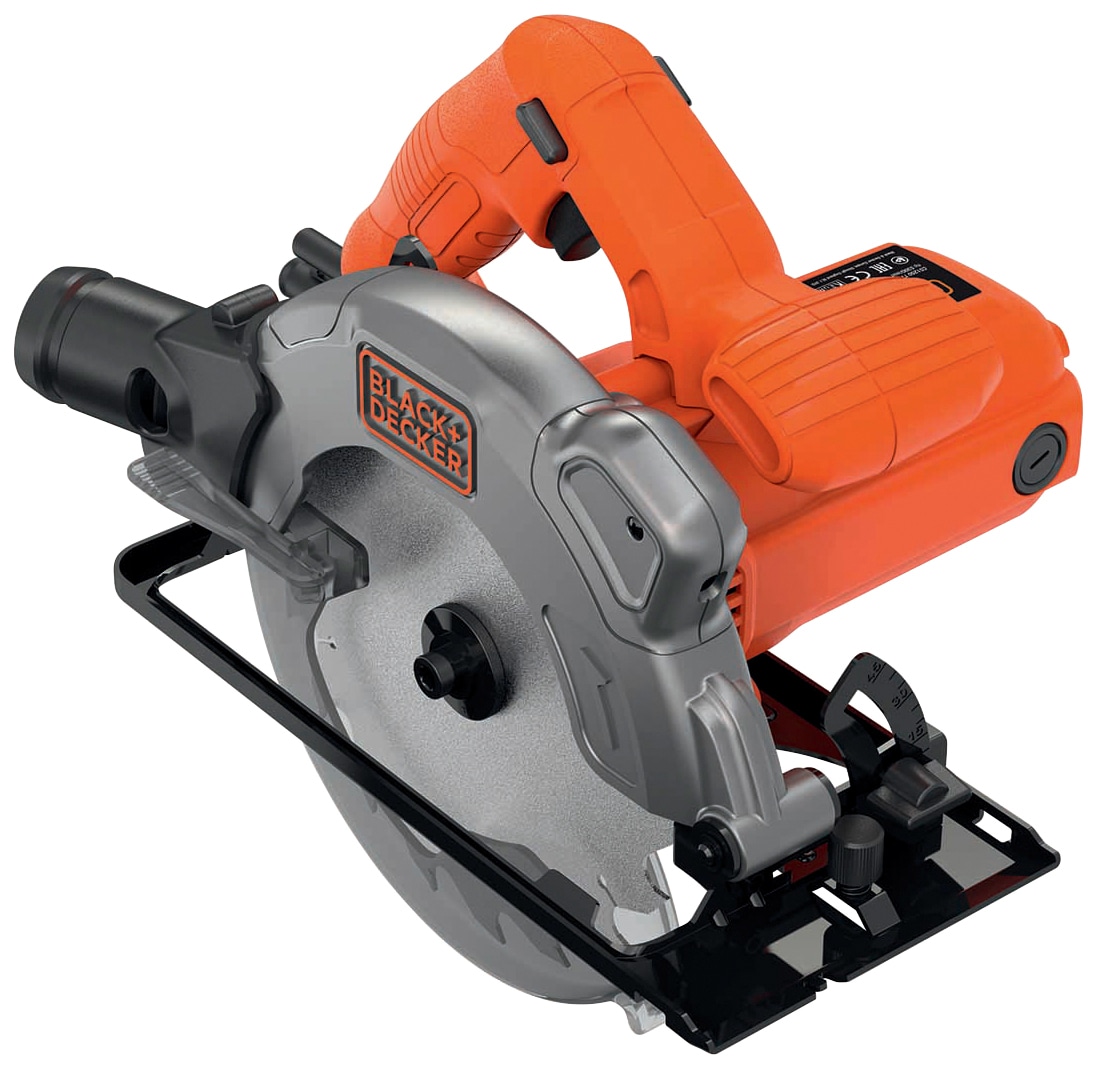 Black + Decker Handkreissäge »CS1250L«, 1250 W, Sägeblatt mit Parallelanschlag