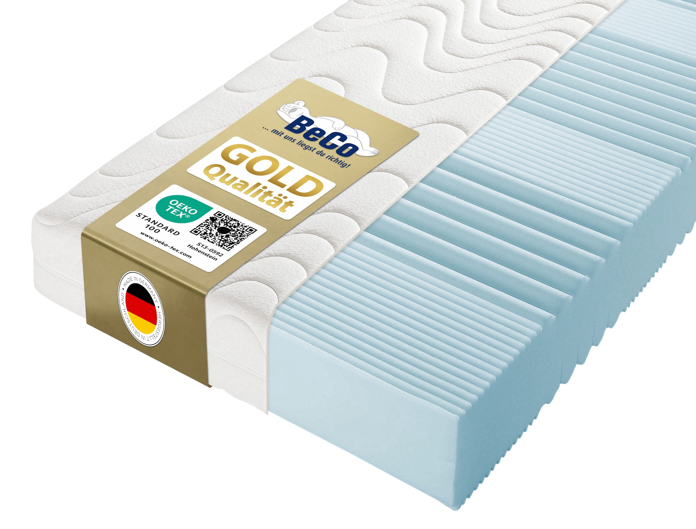 Beco Komfortschaummatratze "KS Luxus – GOLD Komfortschaummatratze mit Premi günstig online kaufen