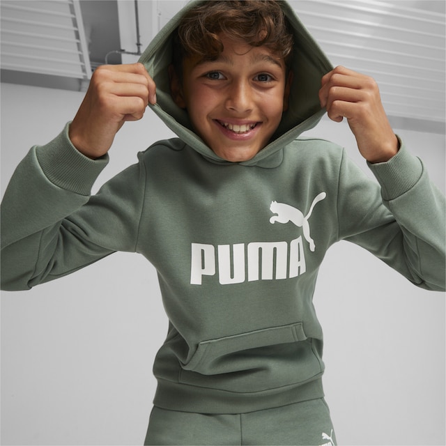 Black Friday PUMA Sweatshirt »Essentials Hoodie mit großem Logo Jungen« |  BAUR
