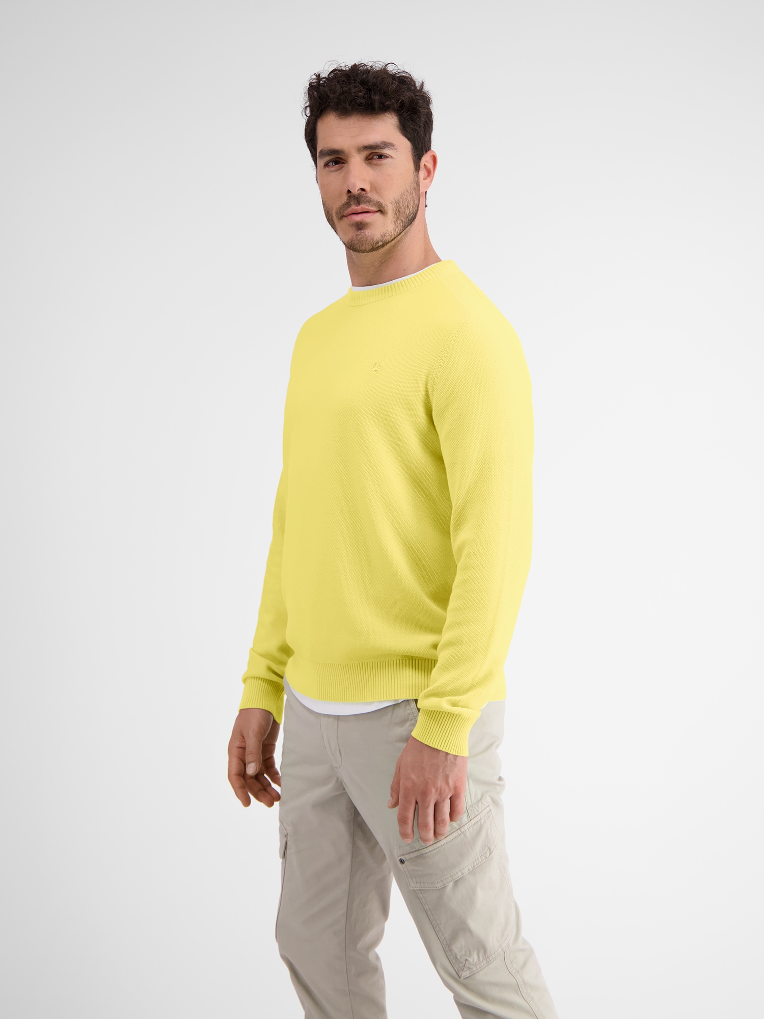 LERROS Strickpullover »LERROS Crewneck Strickpullover«