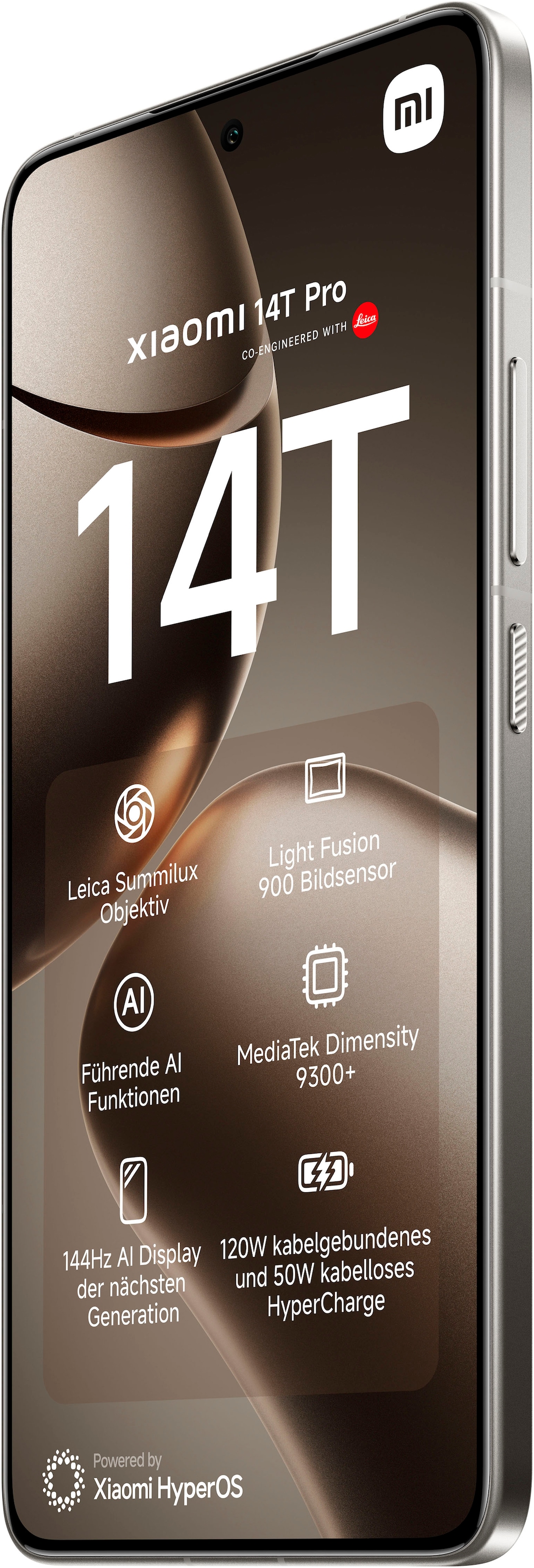 Xiaomi Smartphone »Xiaomi 14T Pro 512GB«, Titan Gray