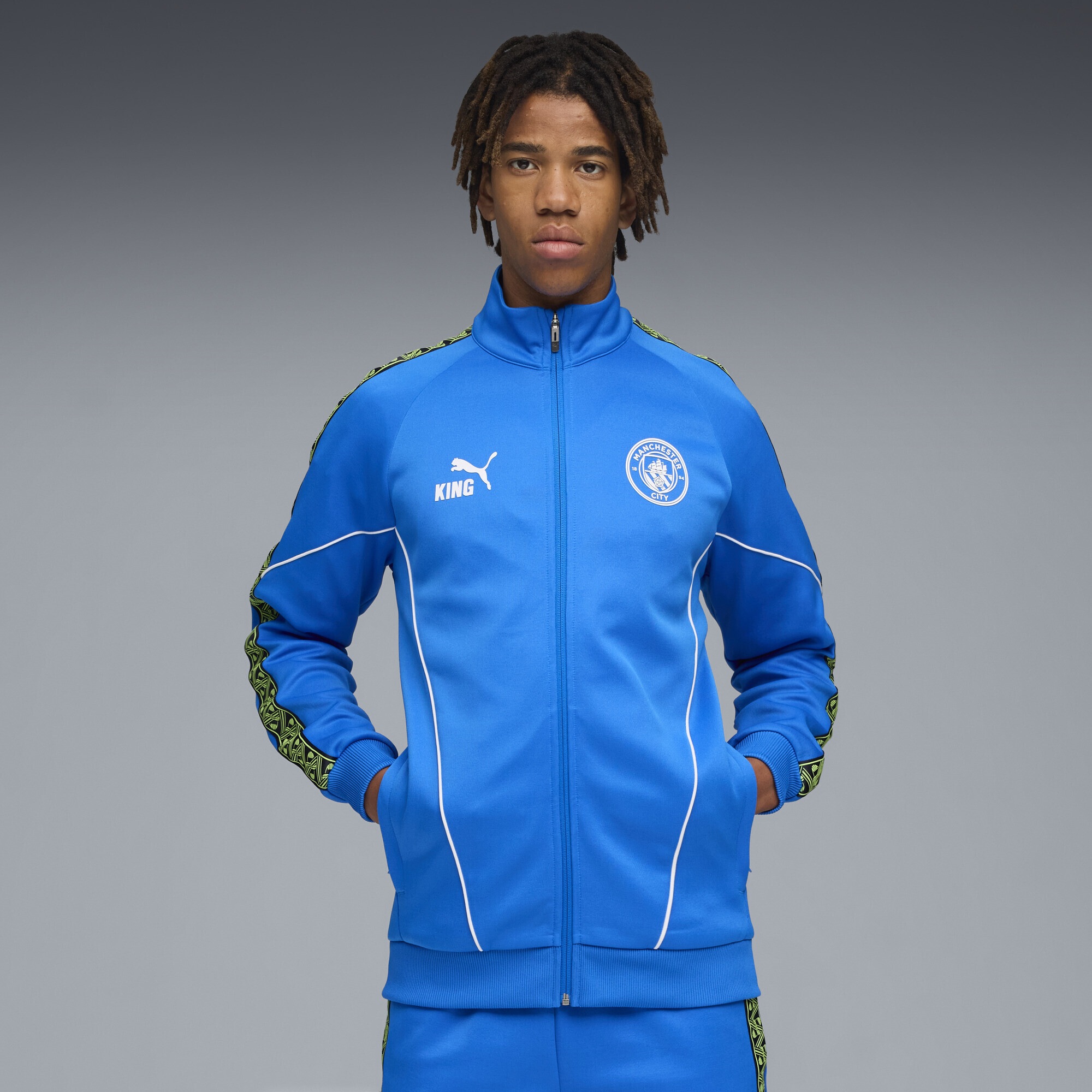 PUMA Sweatjacke "Manchester City KING Anthem Jacke Herren" günstig online kaufen