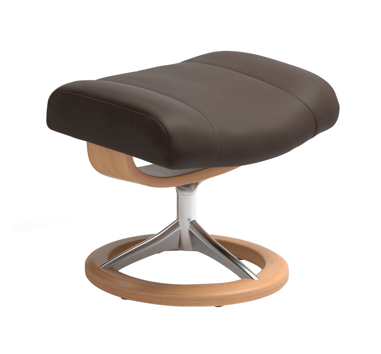 Stressless® Hocker »Garda«, mit Signature Base, Gestell Eichefarben