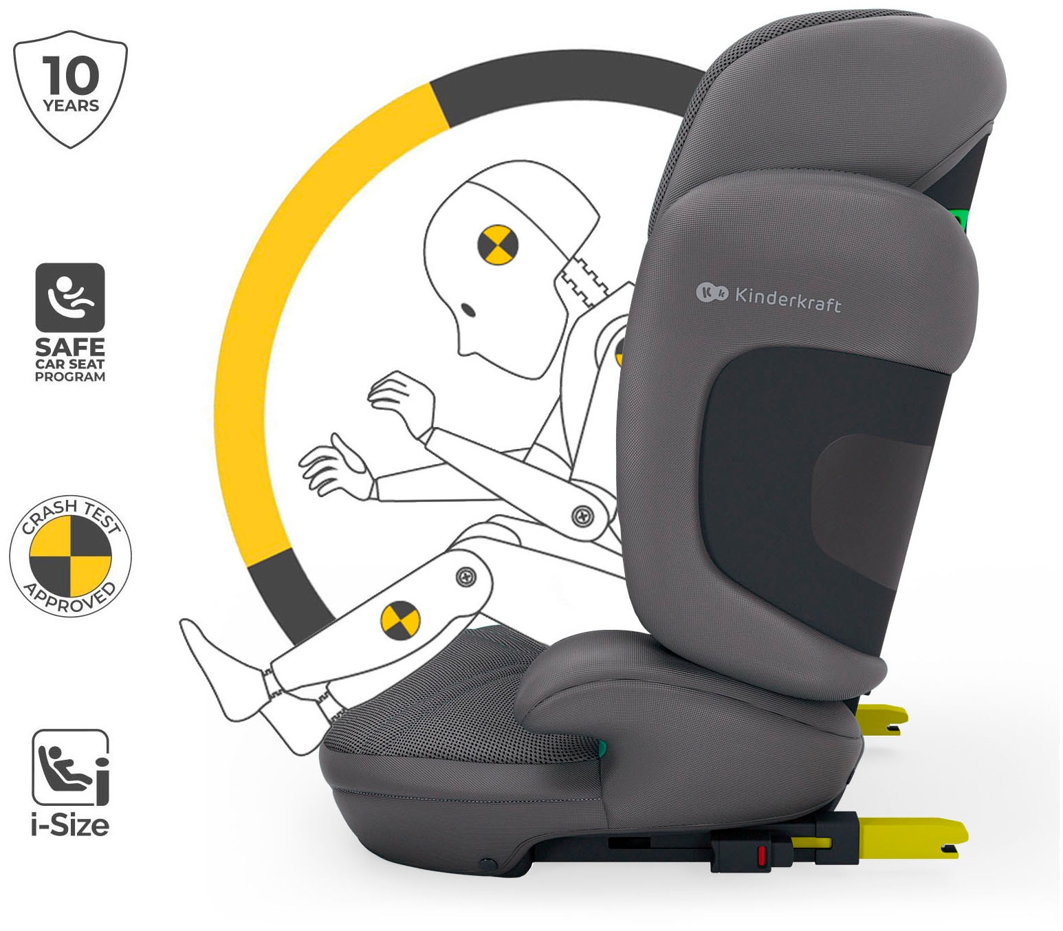 Kinderkraft Autokindersitz »XPAND 2 PRO i-Size schwarz«